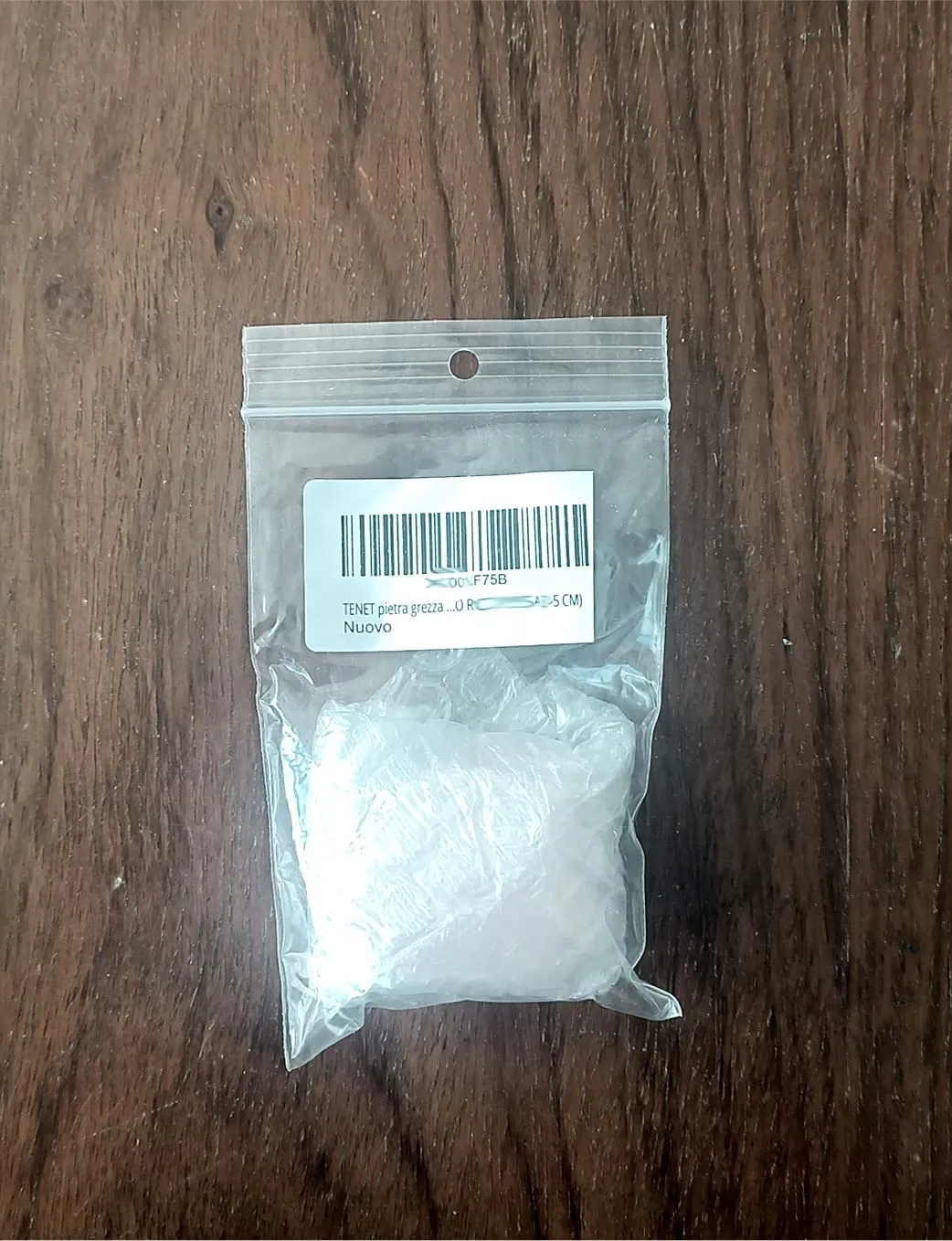 Generico Splendido ciondolo a punta in vera pietra naturale (OSSIDIANA FIOCCO DI NEVE) - immagine 2