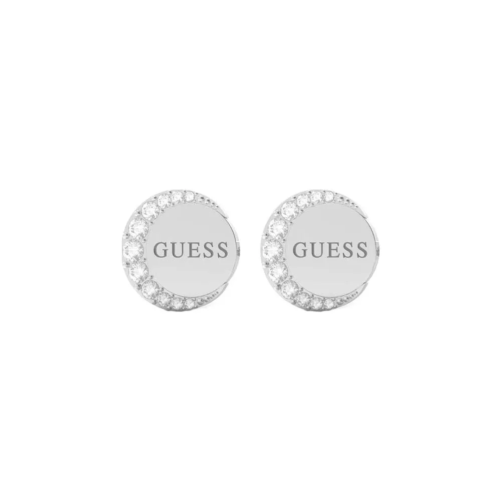 GUESS Orecchini Donna Acciaio Inossidabile Argento Luna - immagine 1