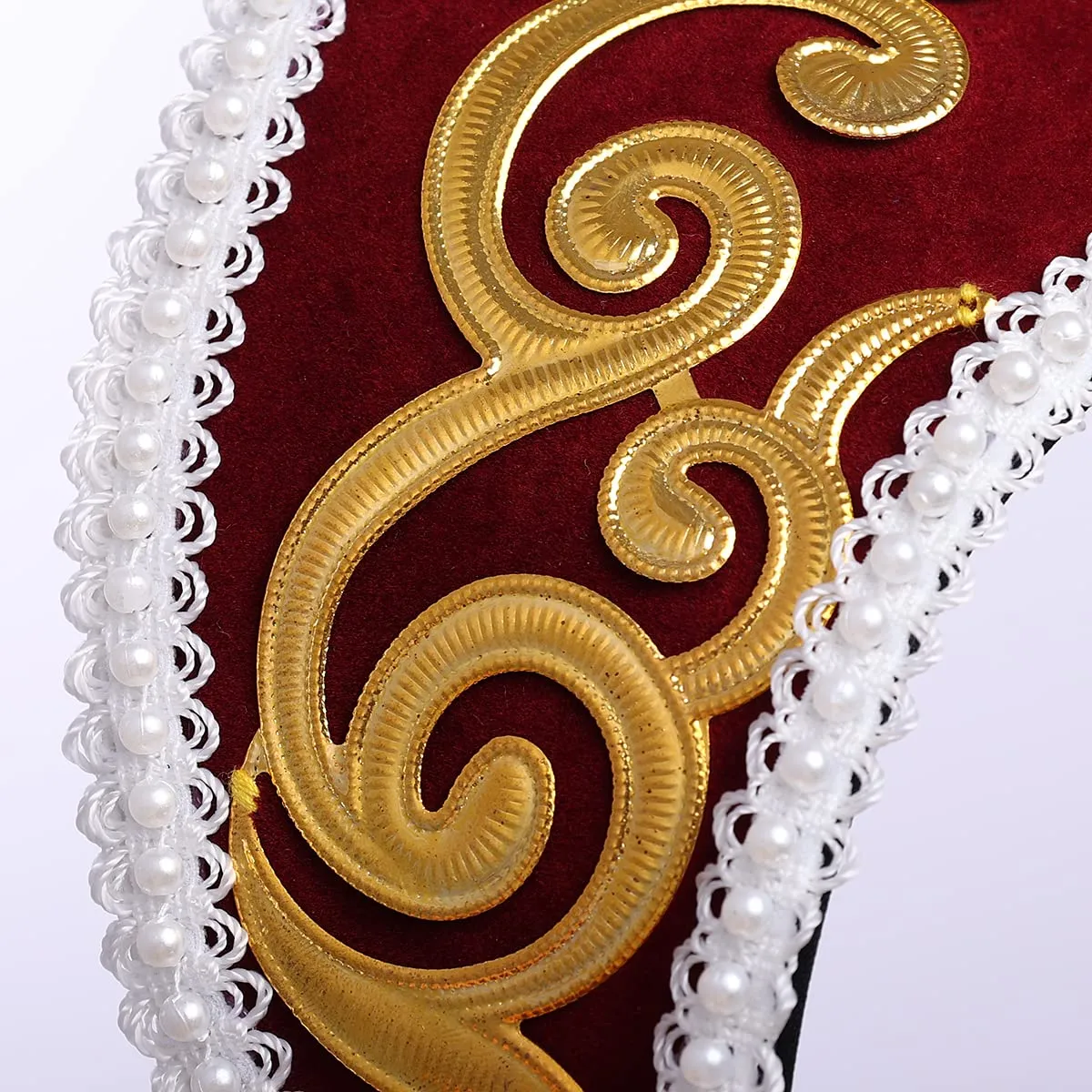 GRACEART - Copricapo Elisabettano con Cappello di Anna Bolena, Corona Tudor, Cappuccio (Stile-3) - immagine 6