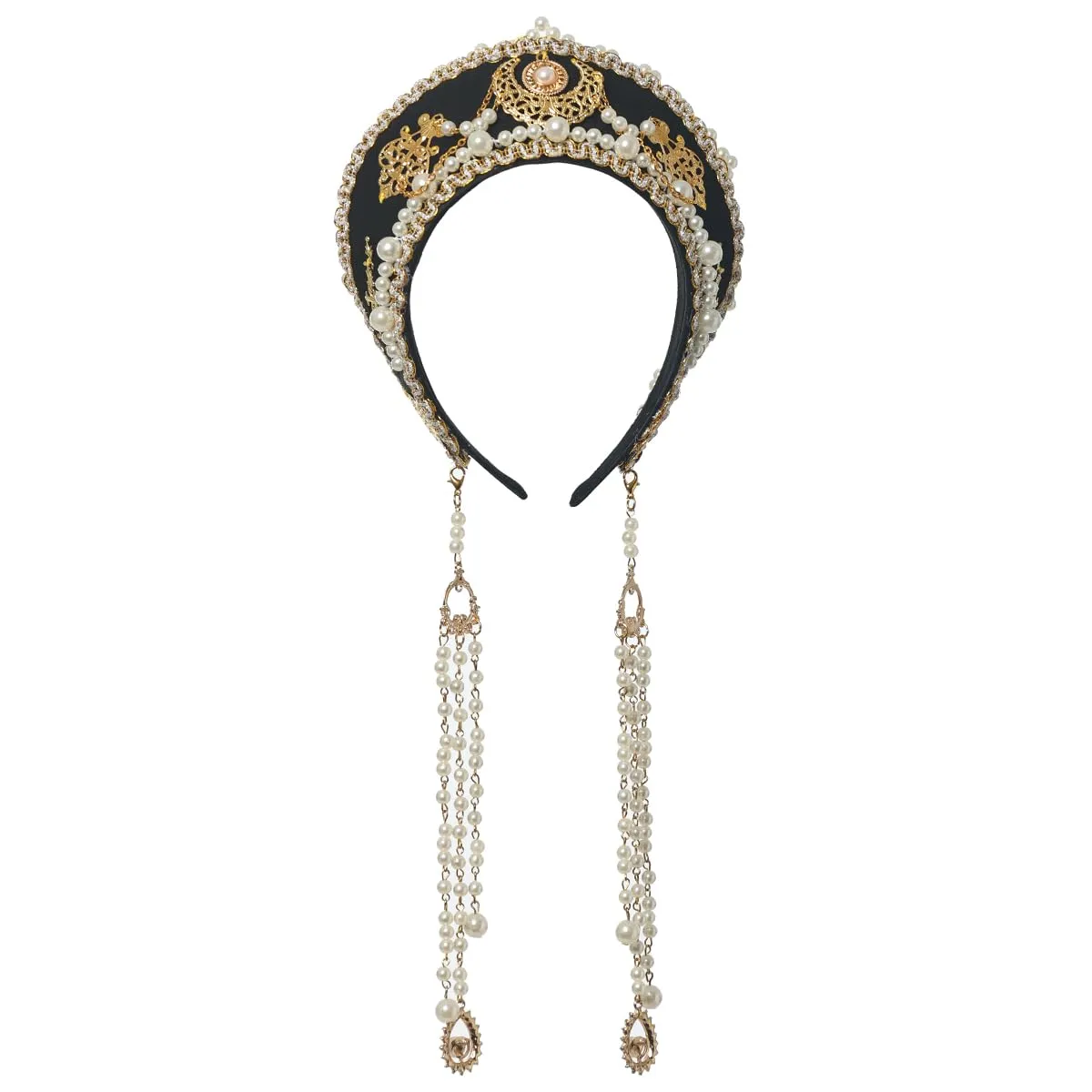 GRACEART Collana con perle artificiali Anne Boleyn, M - immagine 1