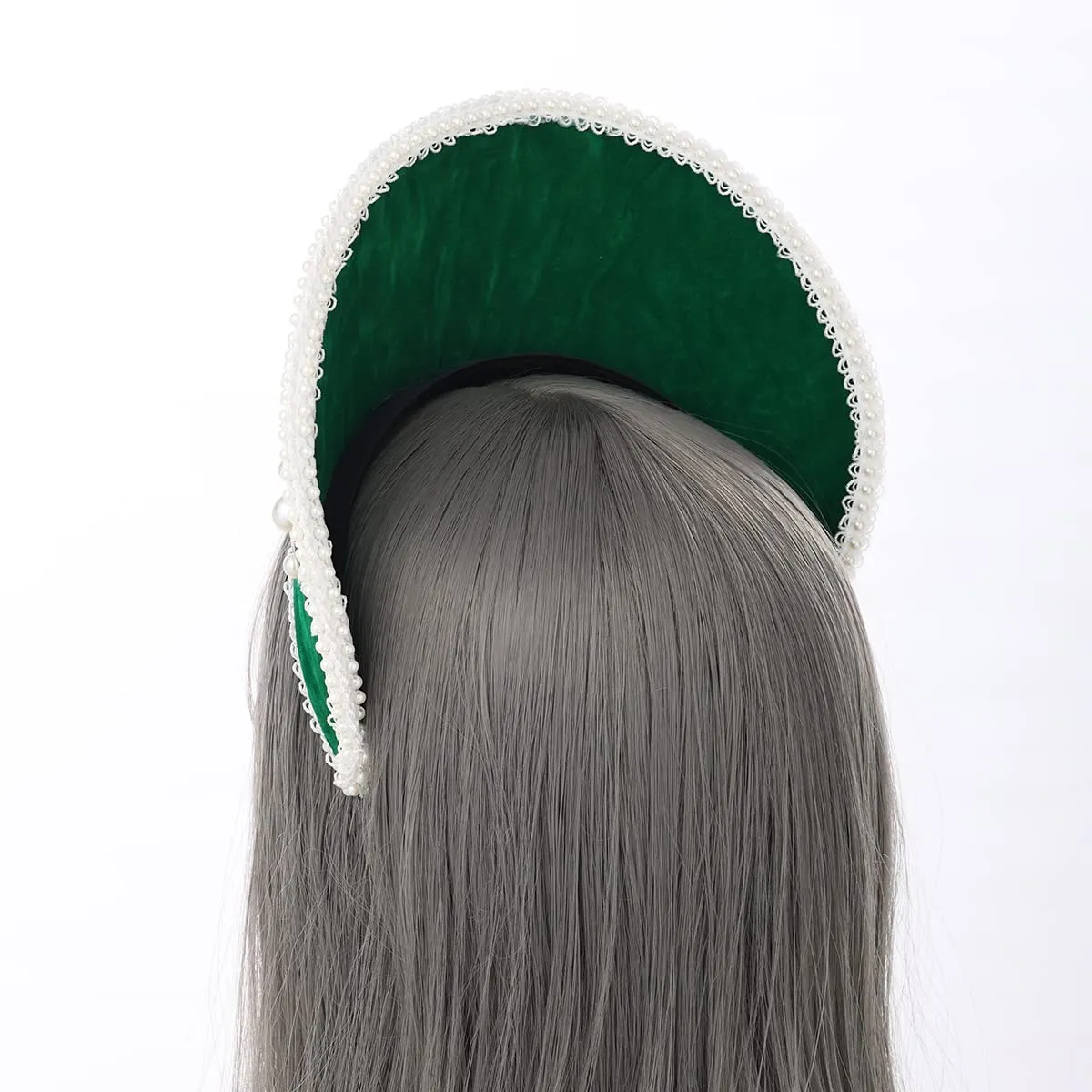 GRACEART - Cappello Elisabettano Anne Boleyn con copricapo Tudor, Corona Hood - immagine 6