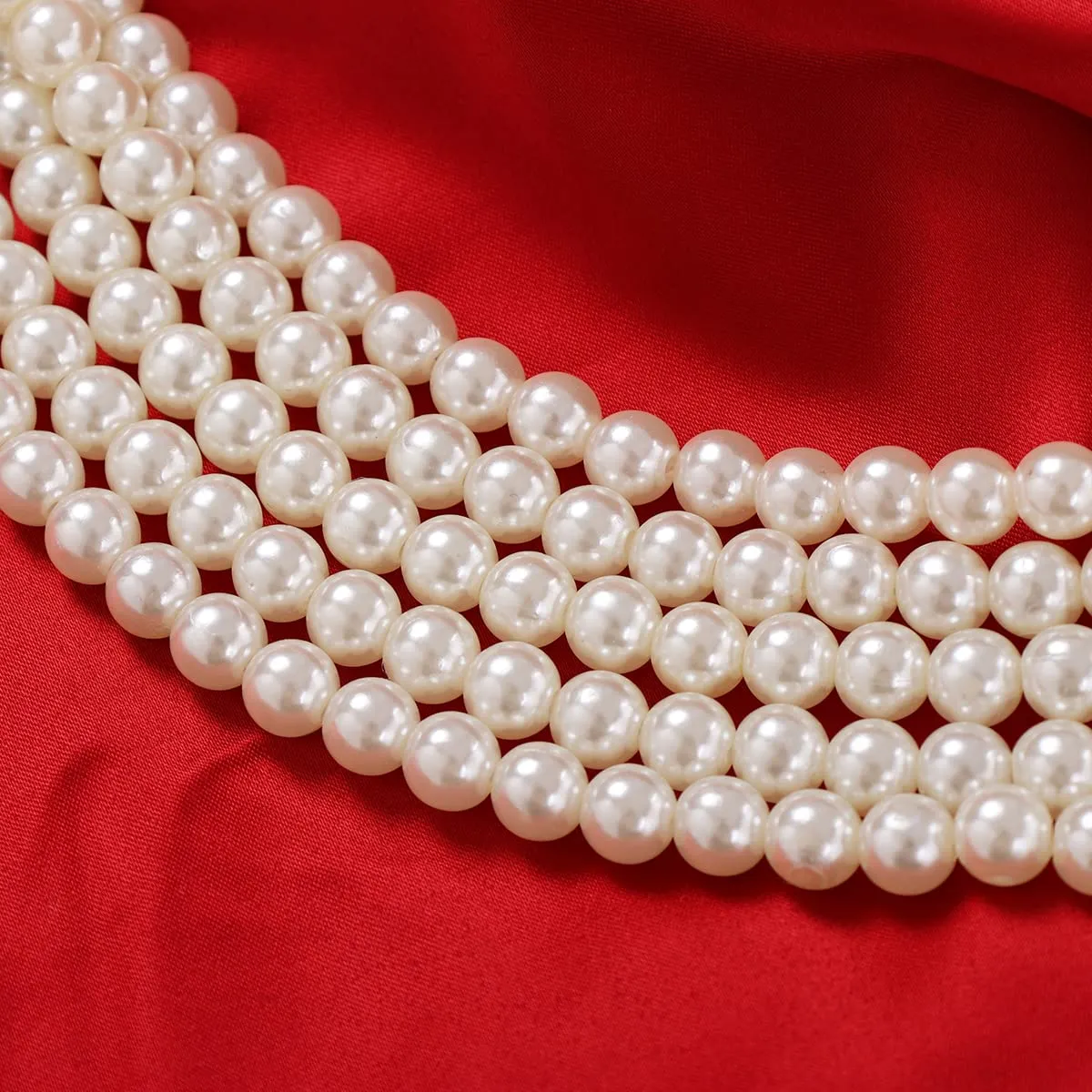 GRACEART Anne Boleyn - Collana girocollo con perle finte, stile vintage, elegante, gioiello da collo per donne e ragazze (style06), perle finte - immagine 4