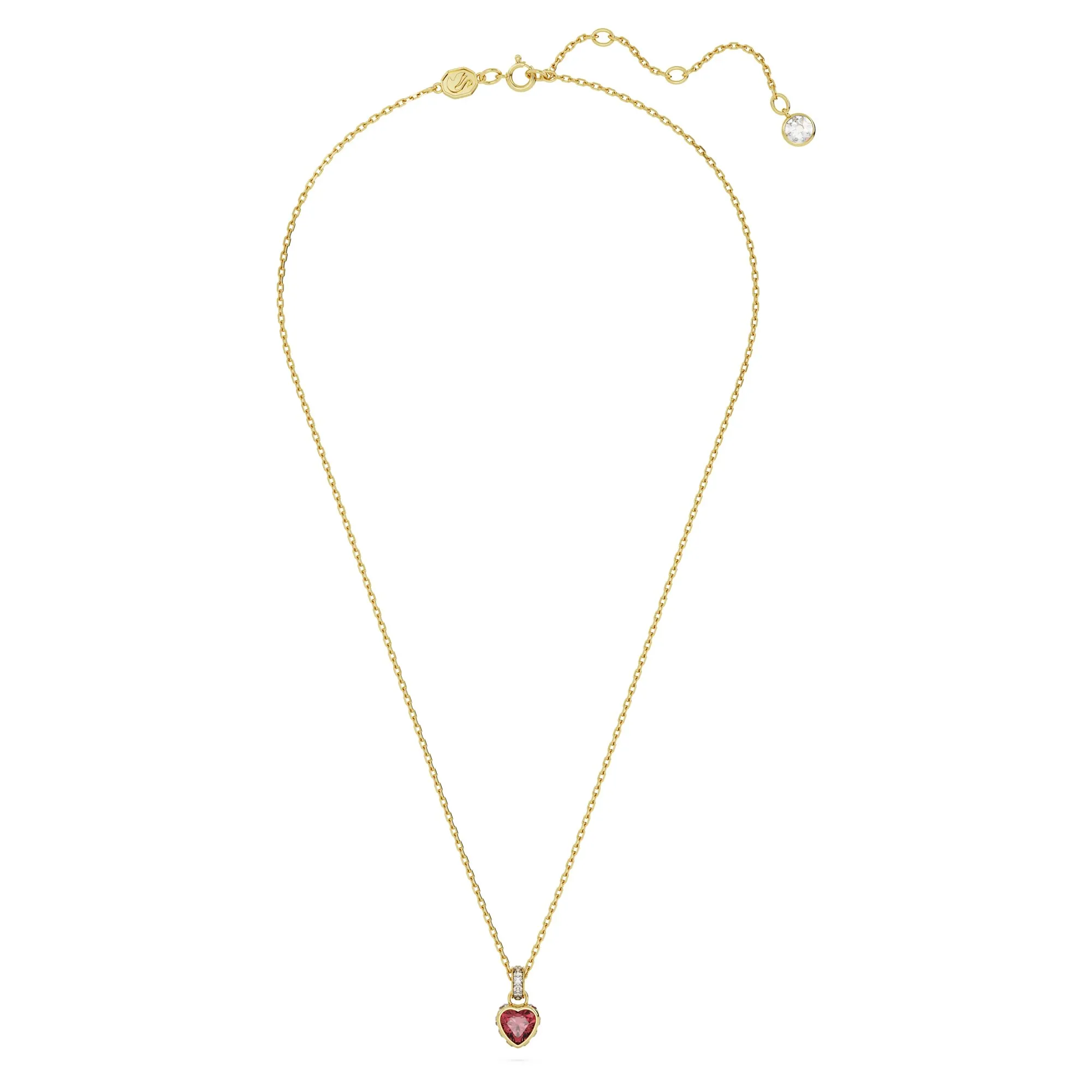 Swarovski Pendente Stilla, Cuore, Rosso, Placcato color oro - immagine 2