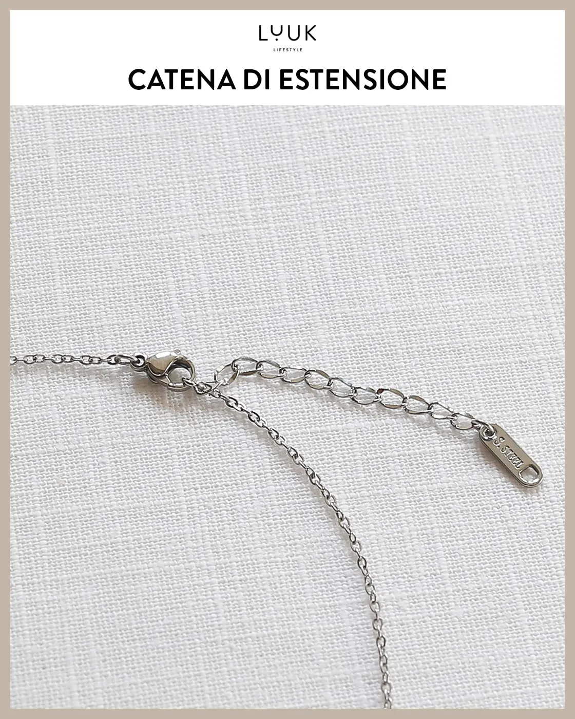 LUUK LIFESTYLE Gioielli da donna con ciondolo Boho-Sun, design retro-chic per lei, lunghezza della catena regolabile, 50 cm, argento - immagine 6