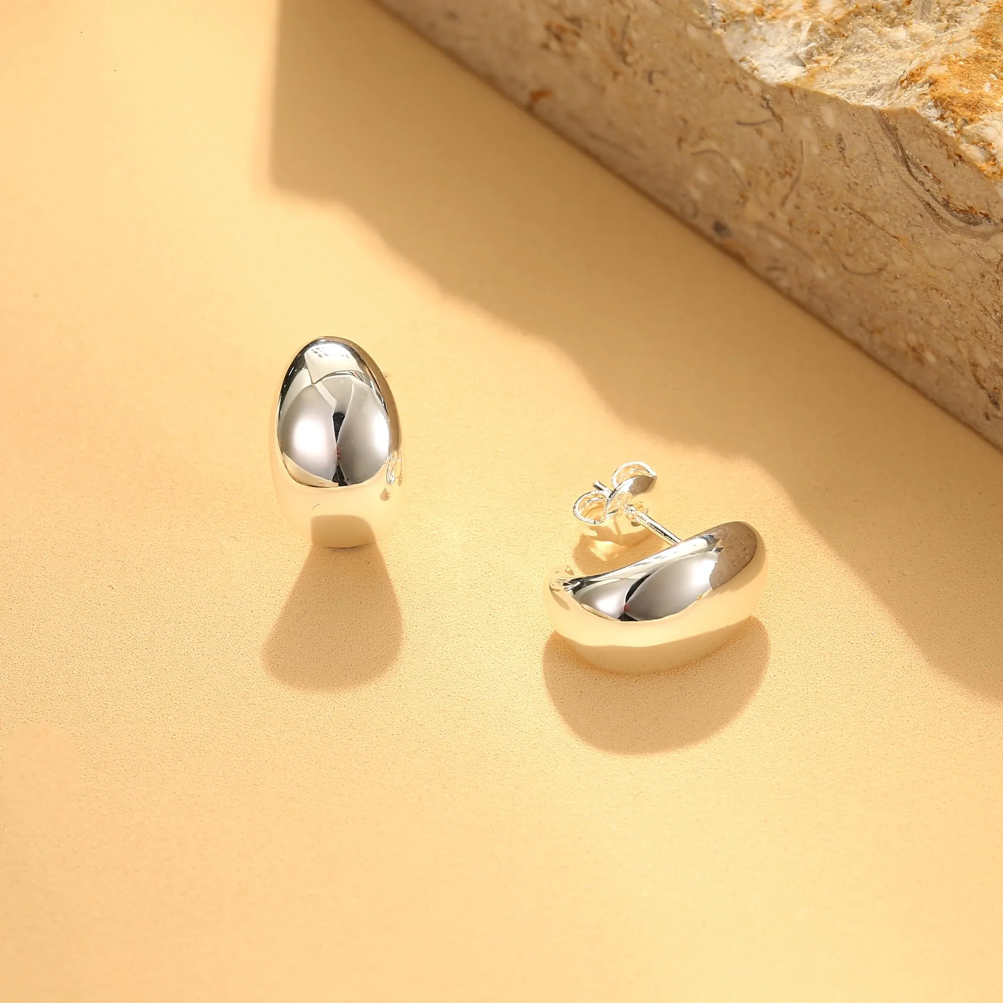 Diamday Orecchini Donna Placcato Orecchini Goccia d'Acqua - immagine 6