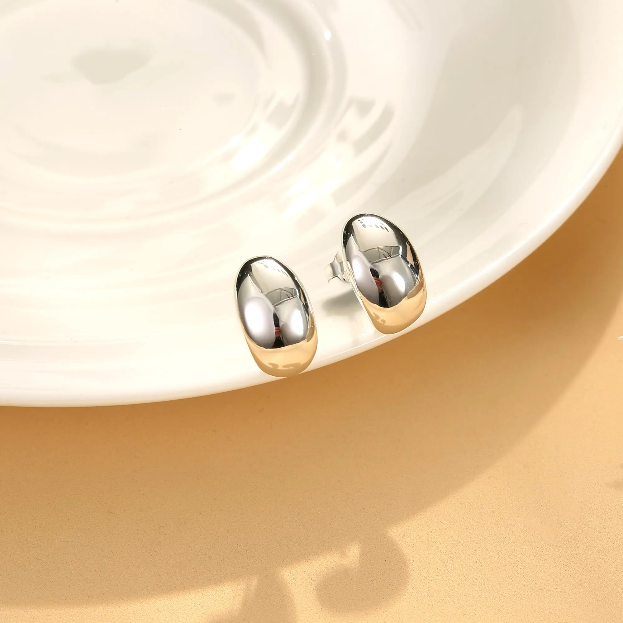 Diamday Orecchini Donna Placcato Orecchini Goccia d'Acqua - immagine 7