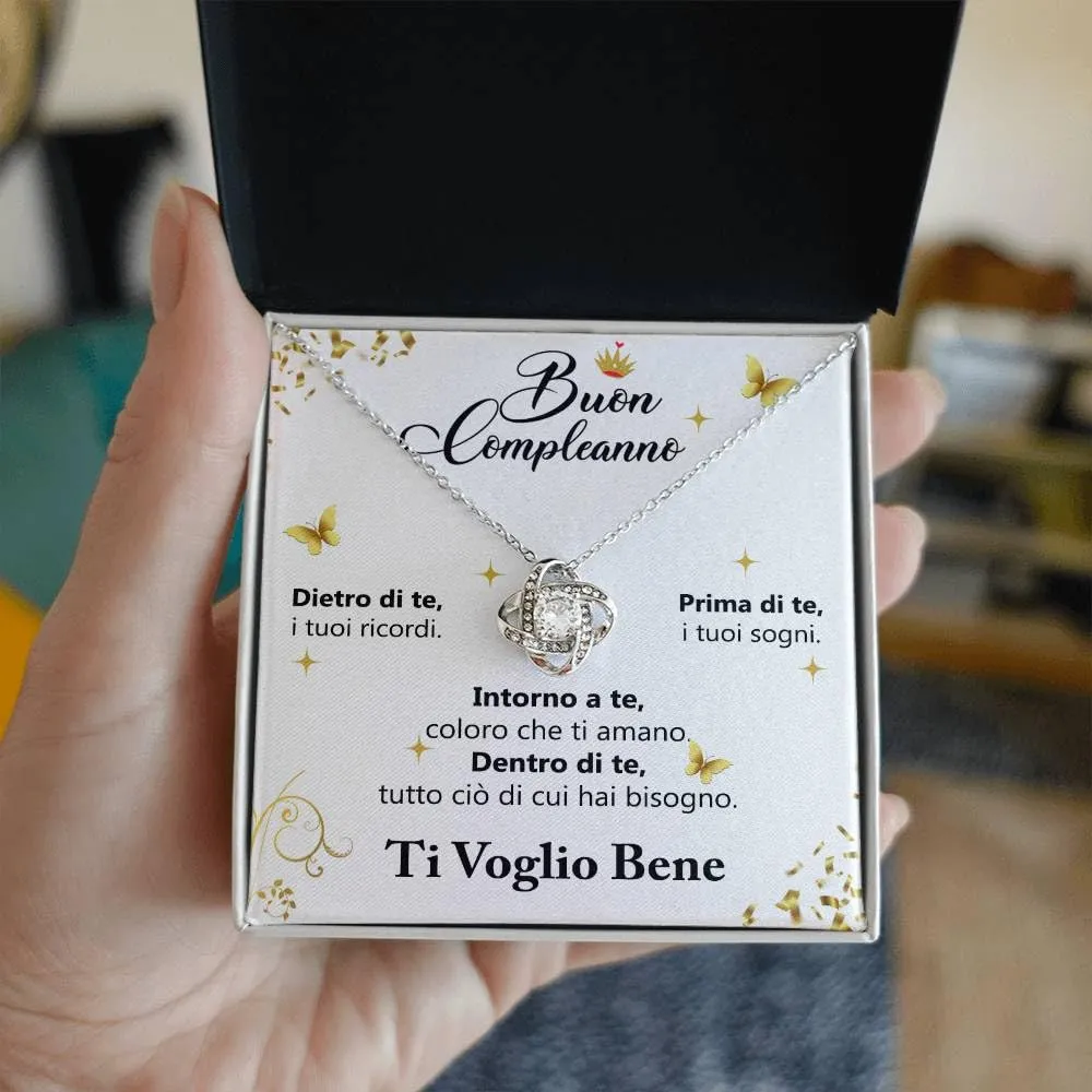 Bramart Collana Donna Idea Regalo Compleanno Finitura in Oro, Argento Idee Regali per lei Festa Evento speciale - Cofanetto con DEDICA incluso (Compleanno) - immagine 2