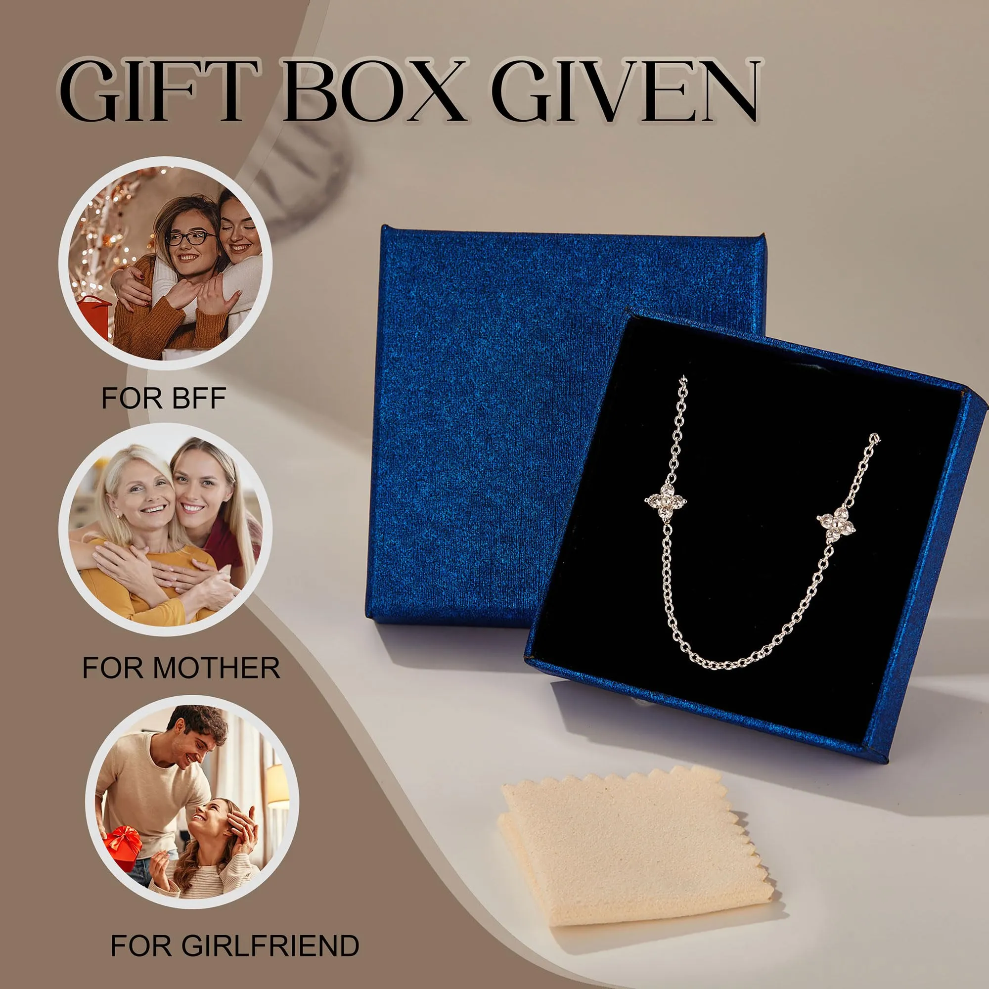 Finrezio Collana Donna Color Argentozircone Cubico Choker - immagine 5