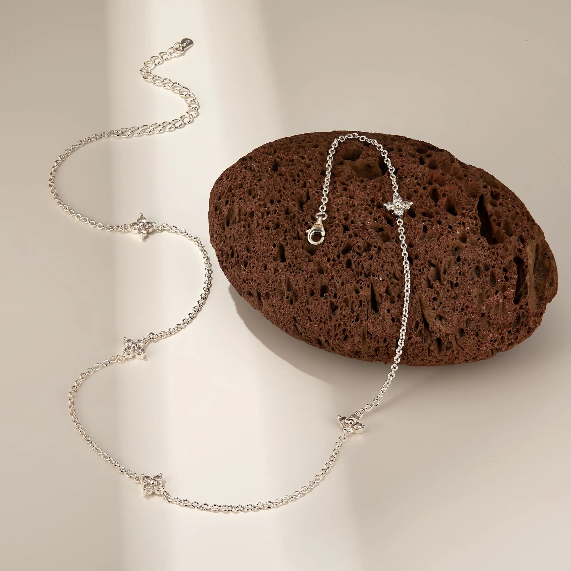 Finrezio Collana Donna Color Argentozircone Cubico Choker - immagine 7