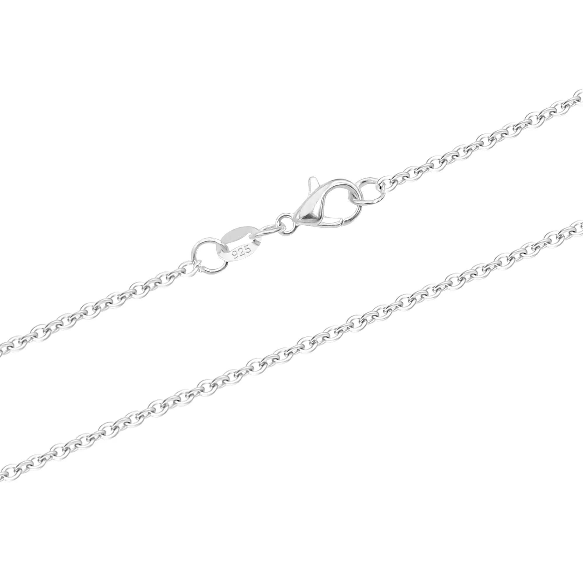 Casxyue Collana Argento 925 Donna Uomo Catenina Argento 40/45/50/55/60/65/70/75cm Catena Serpente/Catena Cuban/Catena a Maglia Veneziana Gioielli (Catena d'ancora, 60 Centimetri) - immagine 1