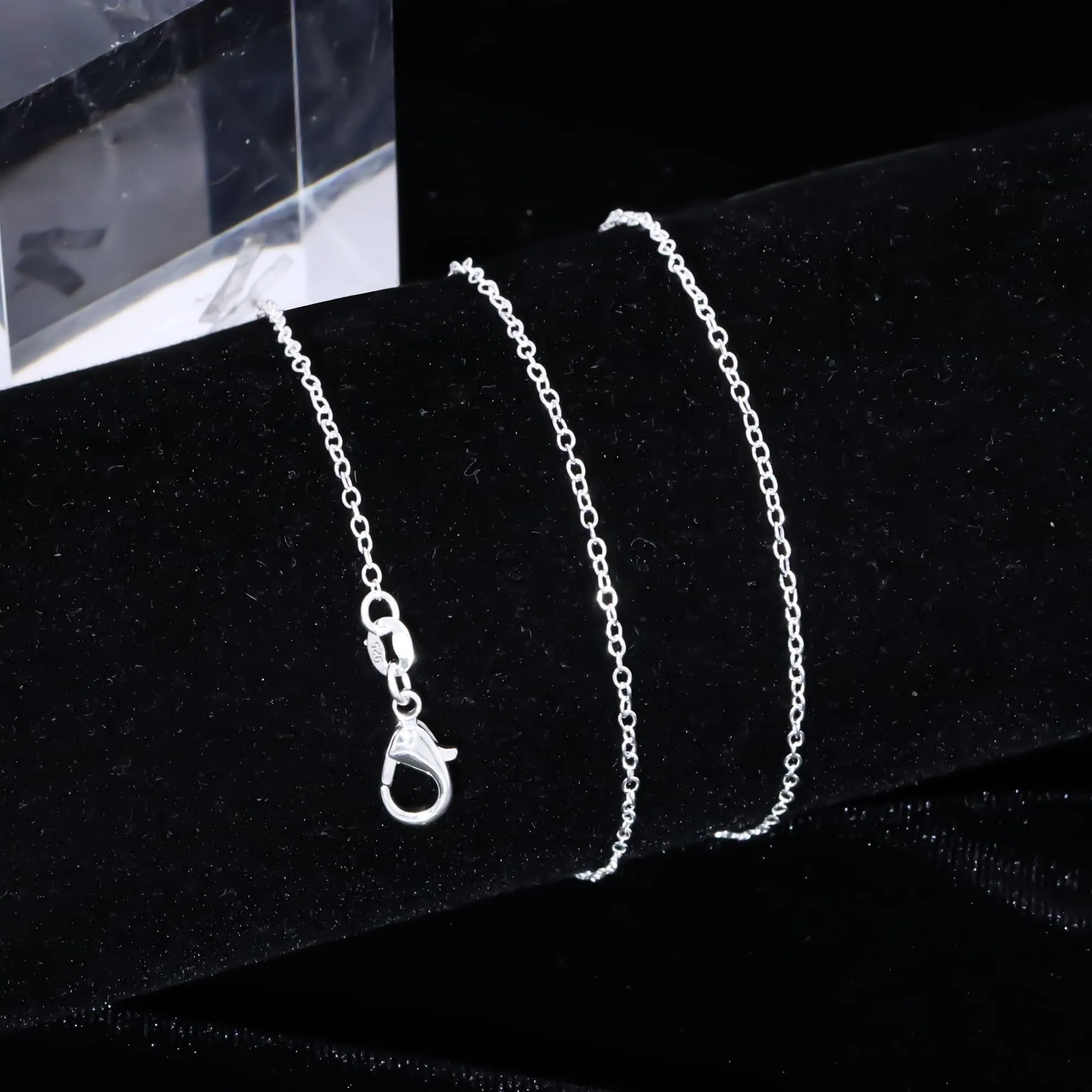 Casxyue Collana Argento 925 Donna Uomo Catenina Argento 40/45/50/55/60/65/70/75cm Catena Serpente/Catena Cuban/Catena a Maglia Veneziana Gioielli (Catena d'ancora, 60 Centimetri) - immagine 4