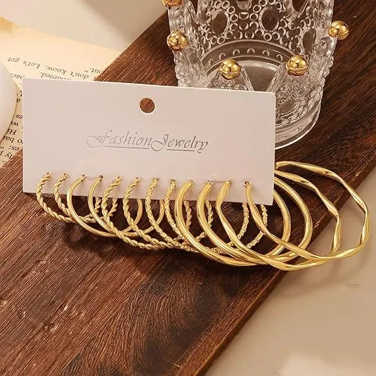 18 Paia Orecchini Oro Donna Set,Orecchini Oro Set,Sets Orecchine Anallergici Donna Oros, Zircone Sintetico Scintillante, Un Gioiello Elegante da Regalare, Perfetto per Mamme, Mogli O Fidanzate/A - immagine 6