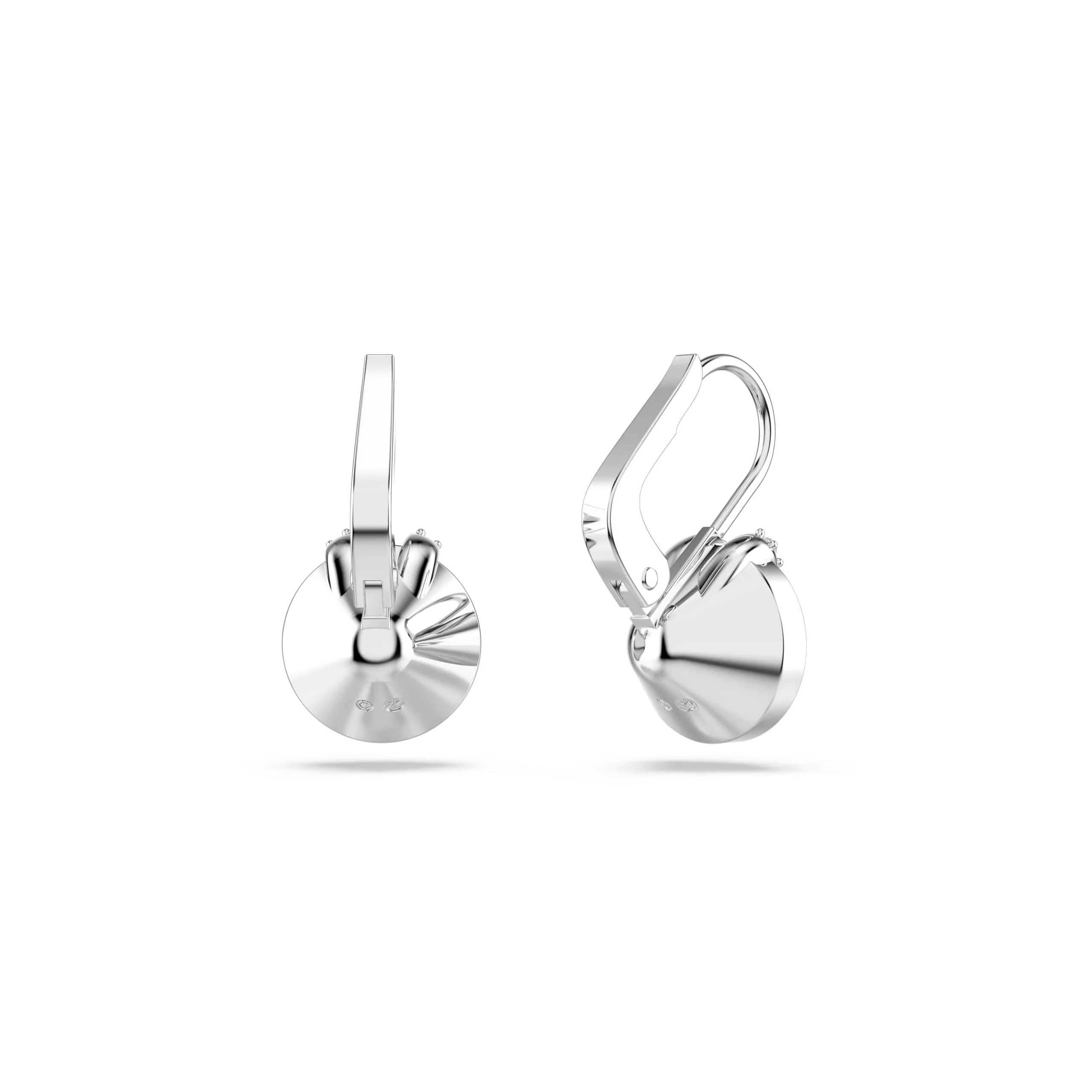 Swarovski Orecchini pendenti Bella V, Taglio Round, Bianchi, Placcato rodio - immagine 4