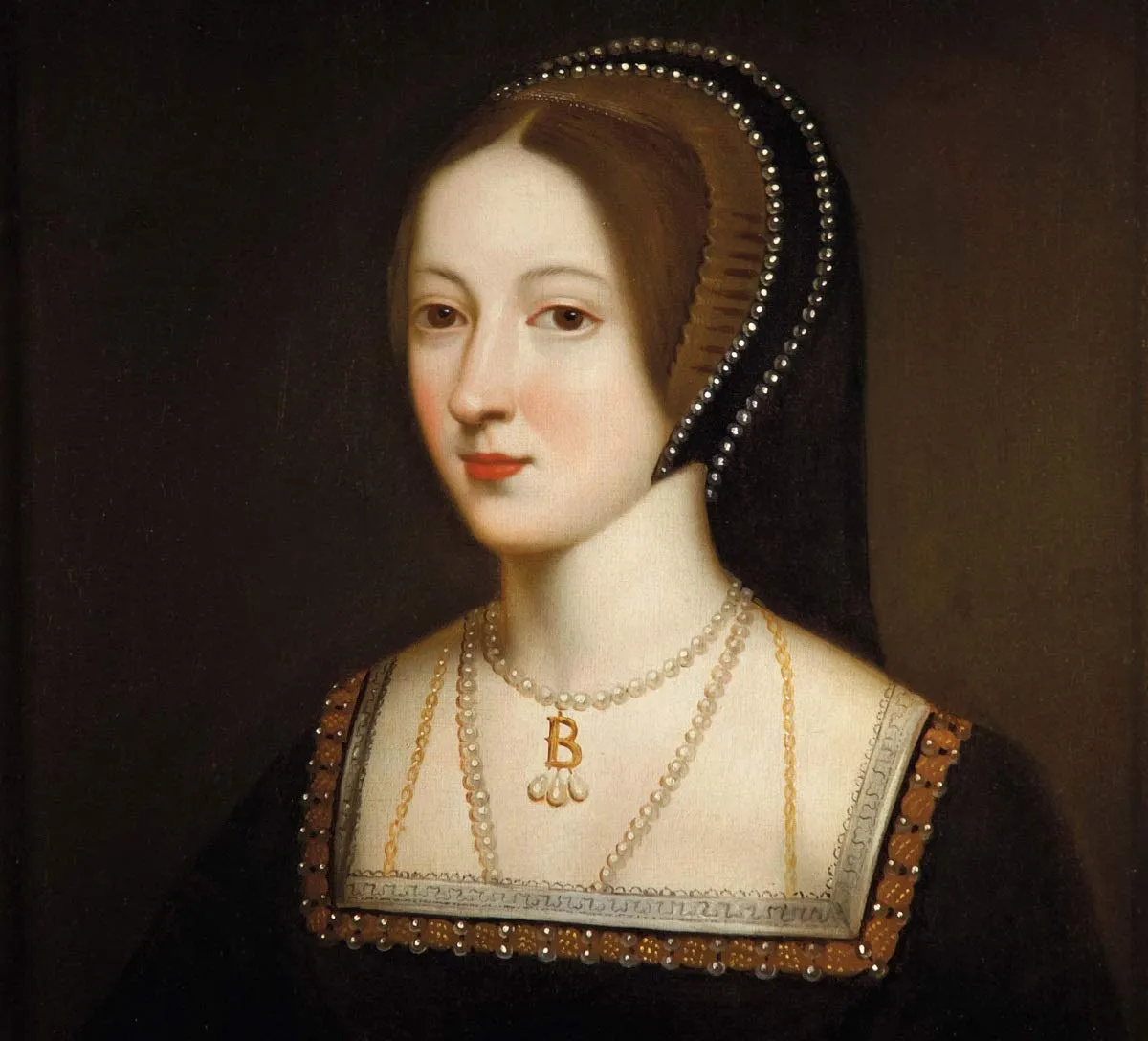 GRACEART Collana di perle finte Anne Boleyn, Taglia unica, Perla, Perla - immagine 3