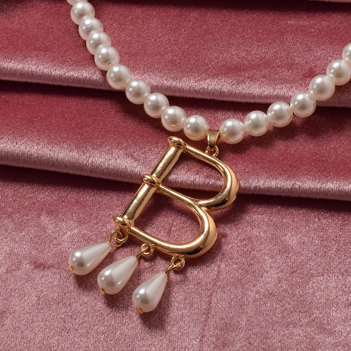 GRACEART Collana di perle finte Anne Boleyn, Taglia unica, Perla, Perla - immagine 4