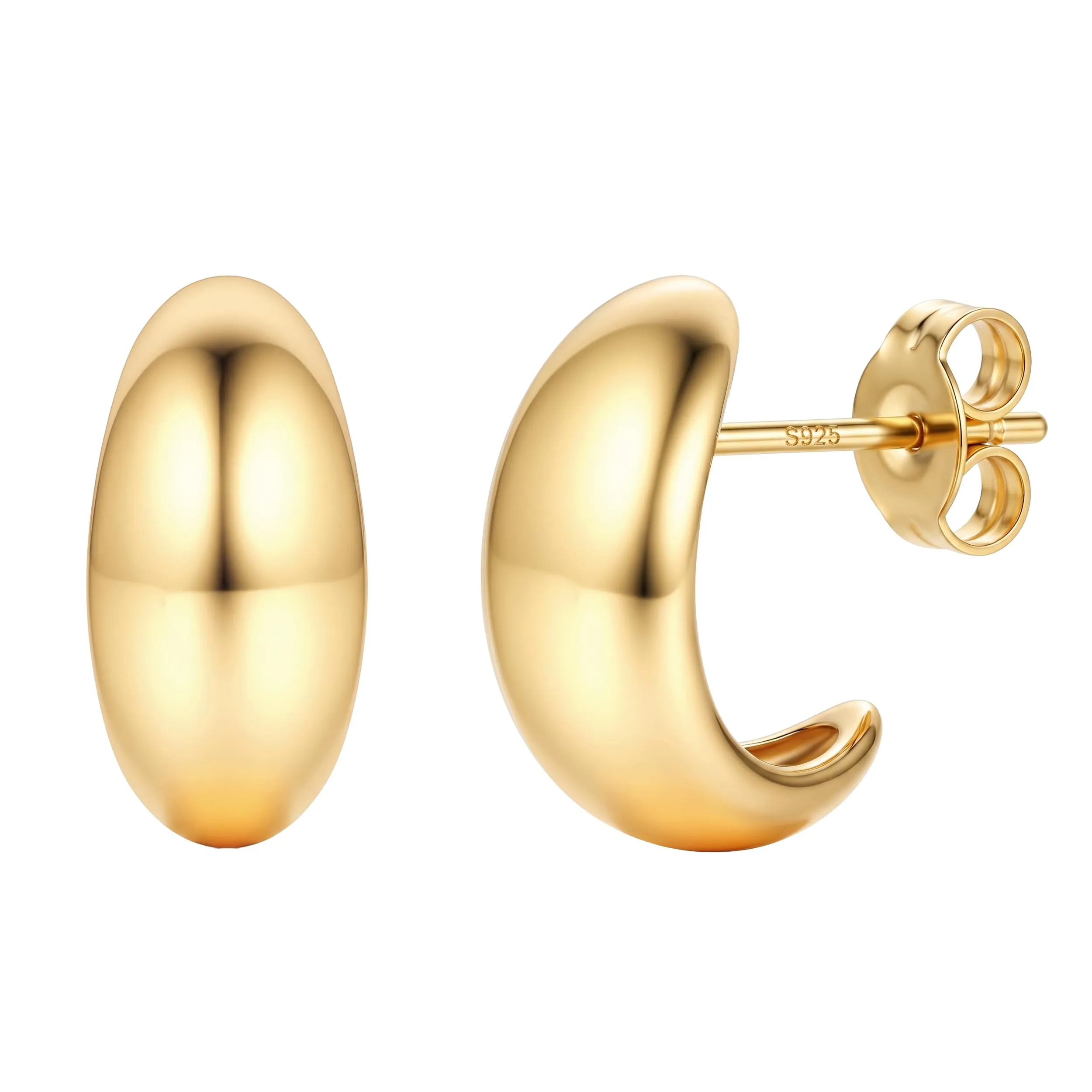 Diamday Orecchini Donna Placcato 14K Orecchini Goccia d'Acqua - immagine 1