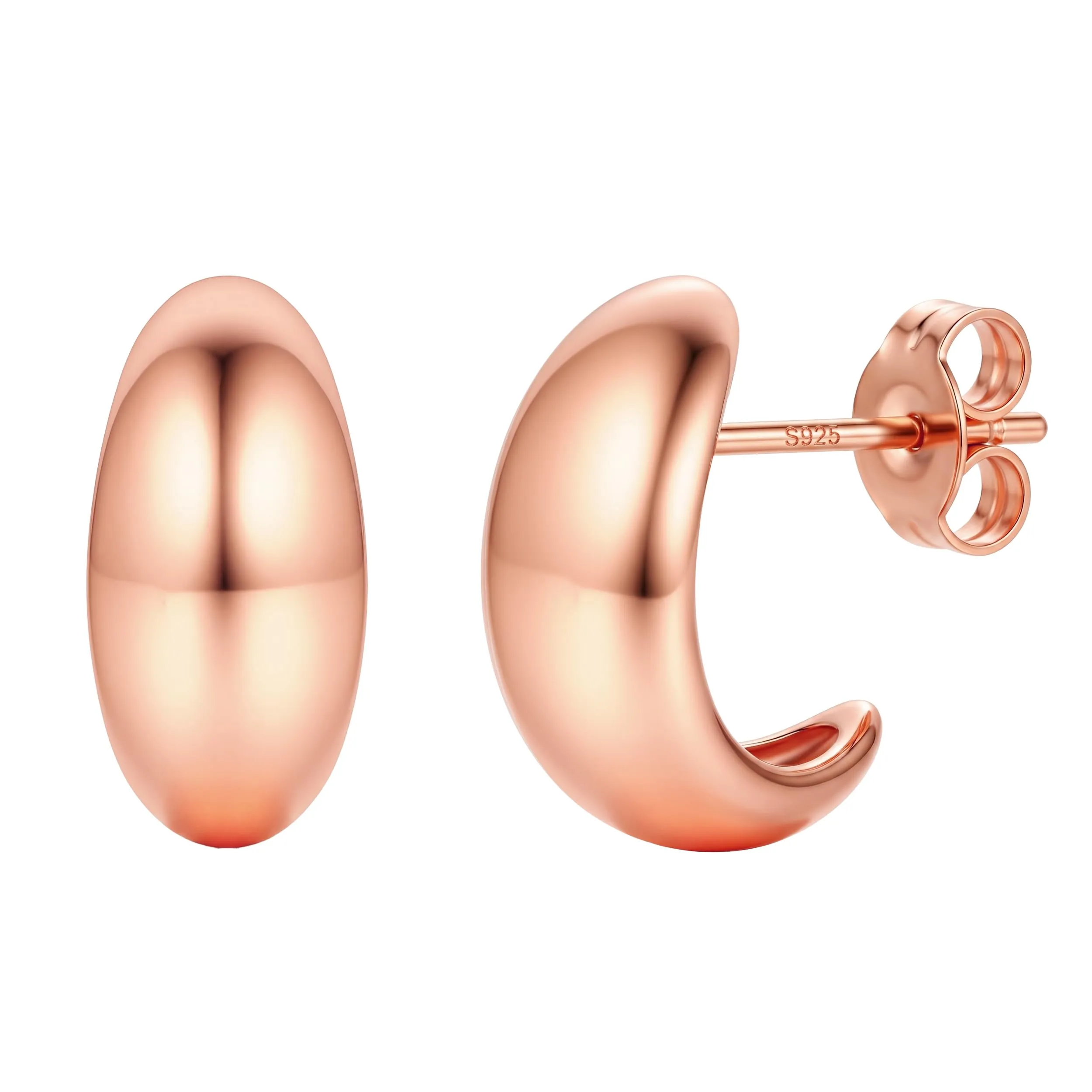 Diamday Orecchini Donna Placcato Rose Orecchini Goccia d'Acqua - immagine 1