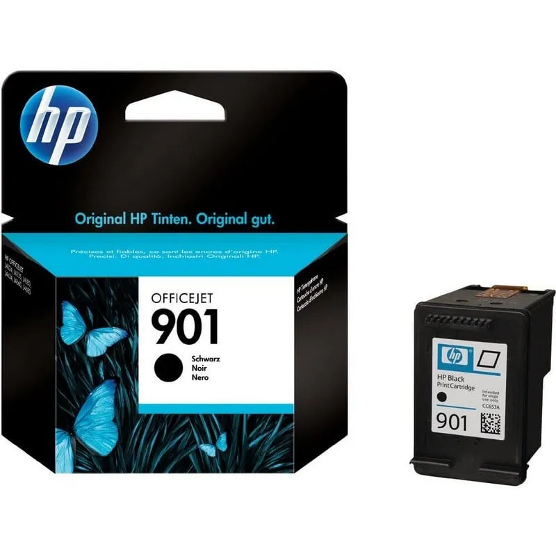 HP 901 Black Original Ink Cartridge cartuccia d'inchiostro 1 pz Resa standard - immagine 1