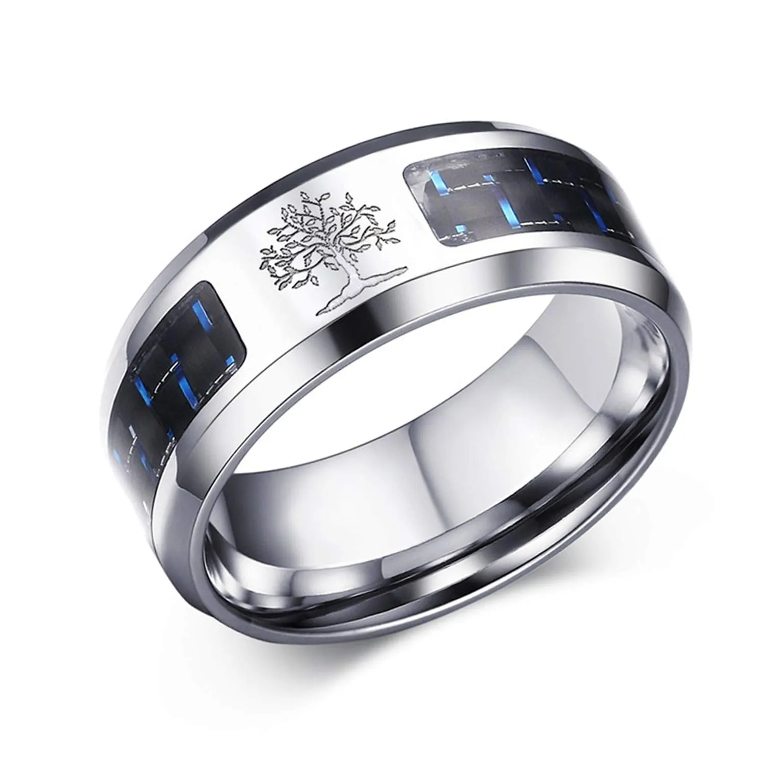 OIDEA Anello da Uomo Albero della Vita - immagine 1