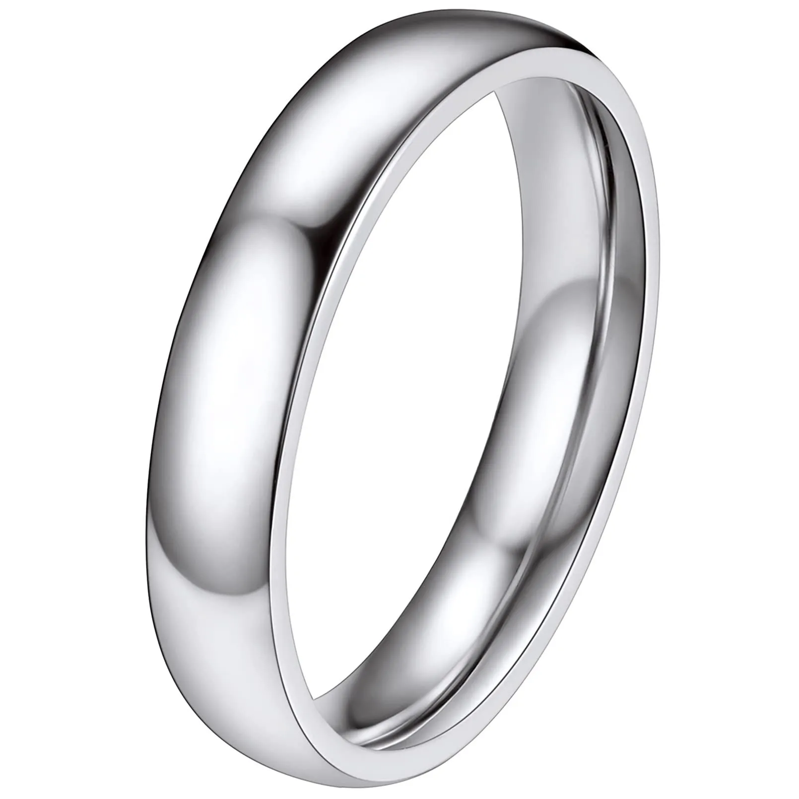 FaithHeart Anello Impilabile Classica per Uomo Donna Larghezza 2/4/6/8 MM Misure Diverse Argento Oro Nero Set di Anelli Fantasia Regalo Compleanno Coppie - immagine 1