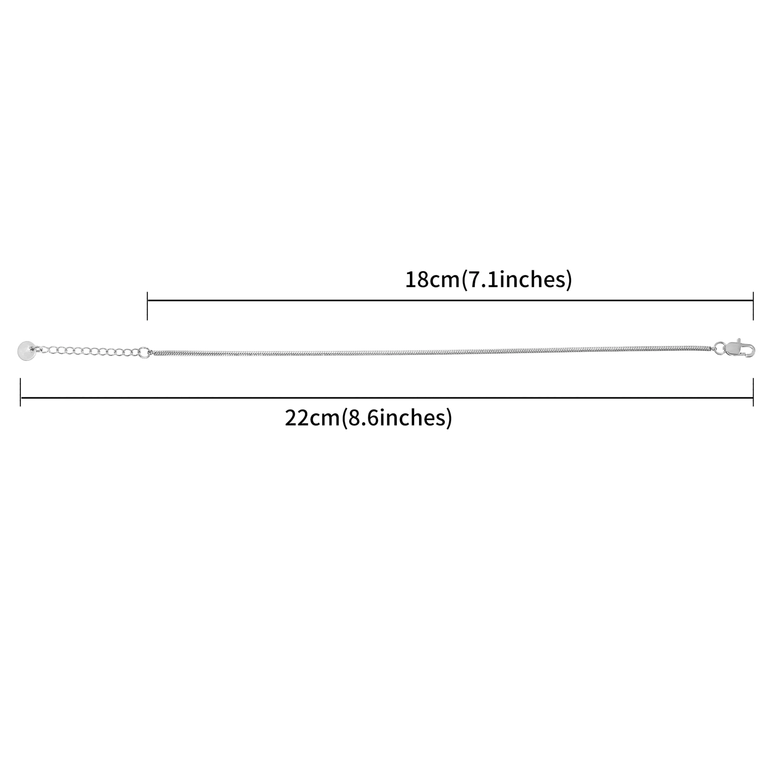 Made by Nami Bracciale Uomo Acciaio Inossidabile Sottile Argento - Minimalista Regolabile Waterproof Gioiello Serpente Antiallergenico - immagine 4