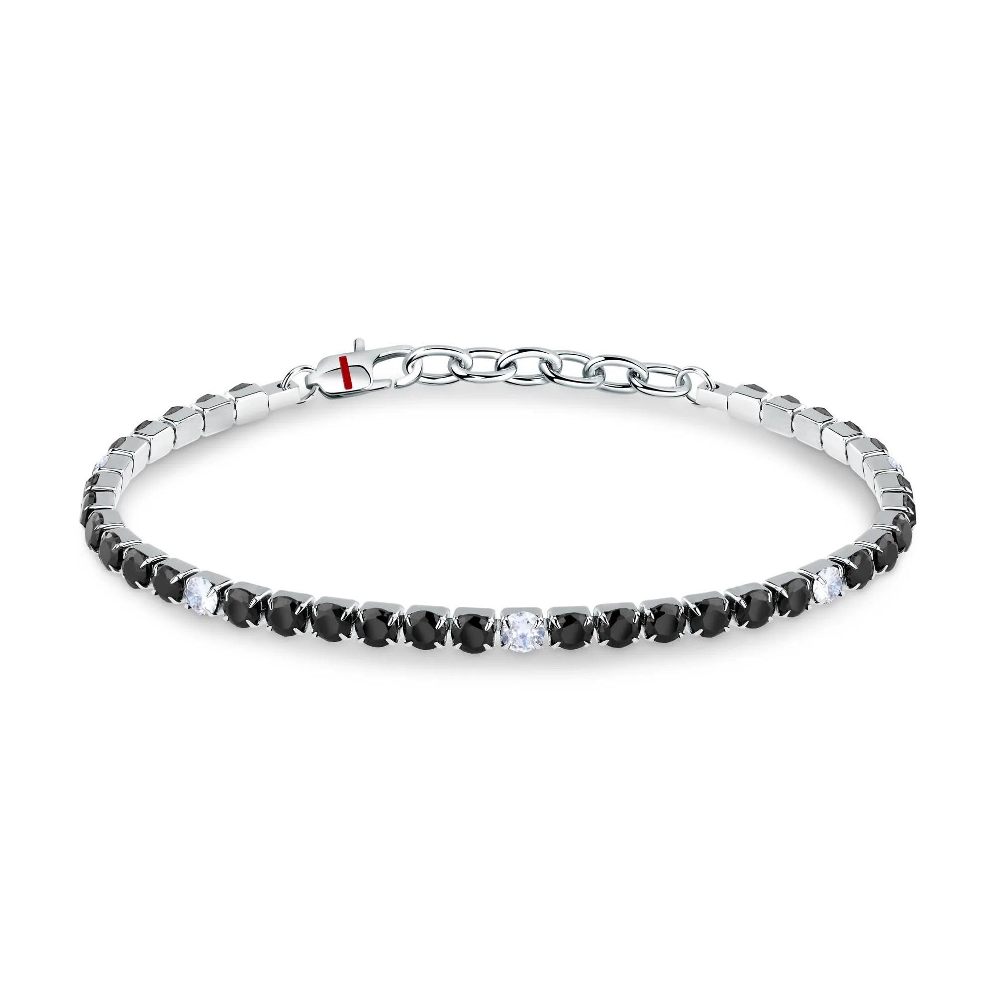 Sector No Limits Bracciale Uomo in Acciaio, Zirconi, Smalto, Collezione Tennis, Tennis - SANN50 - immagine 7