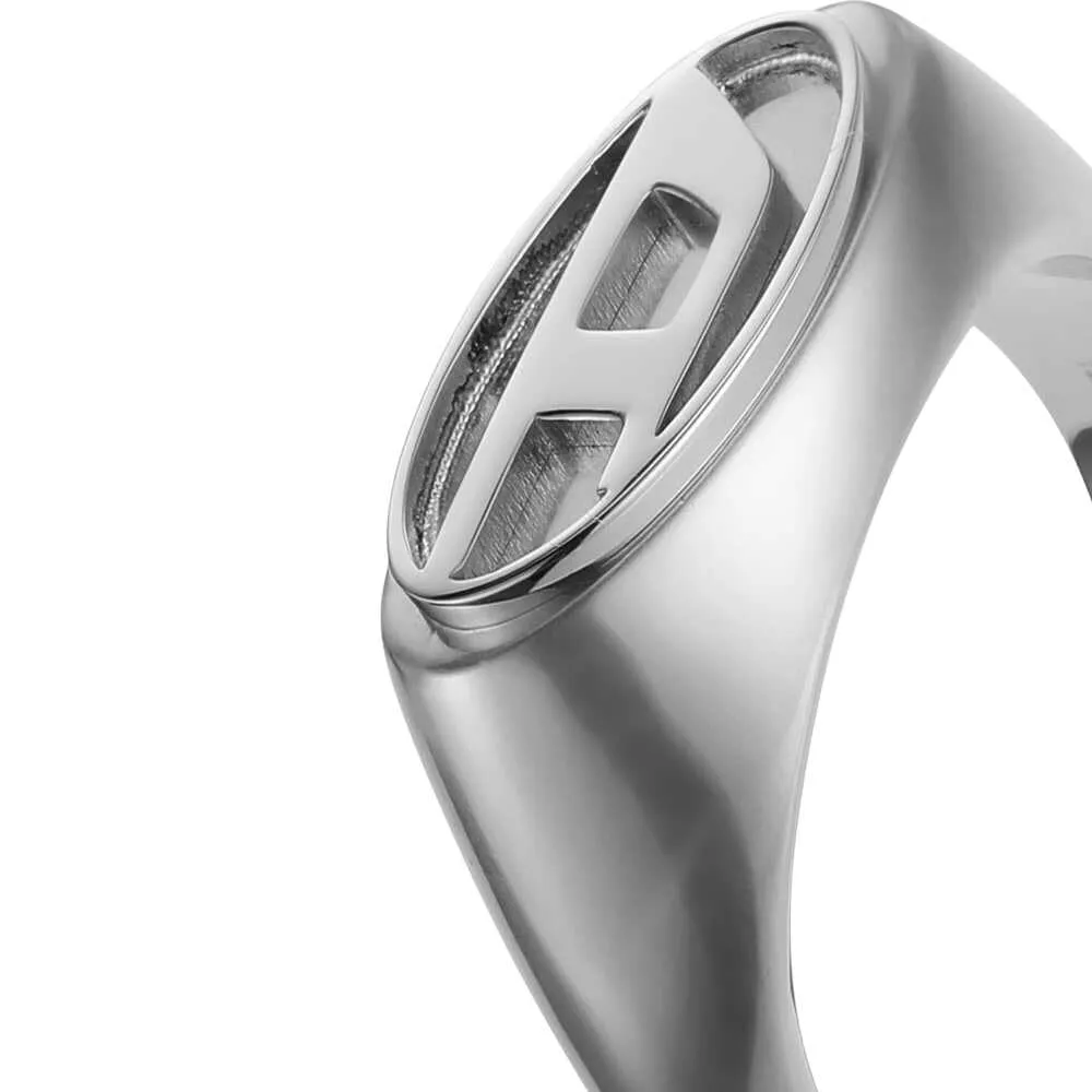 Diesel Anello da uomo in acciaio inox, DX14750407, Acciaio inossidabile, Nessuna pietra preziosa, Tono argento - immagine 4