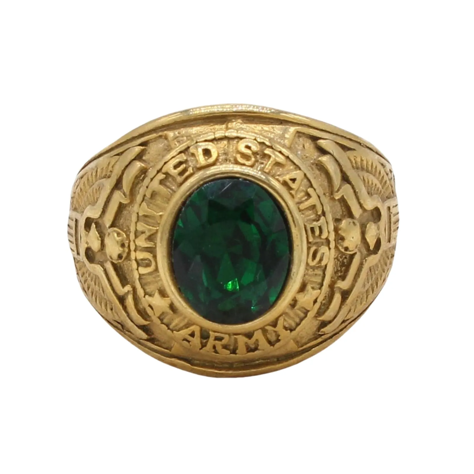 Sumpgle Anello da uomo in acciaio al titanio, stile militare, stile vintage, gioiello tattico per uso quotidiano, 8 - immagine 1