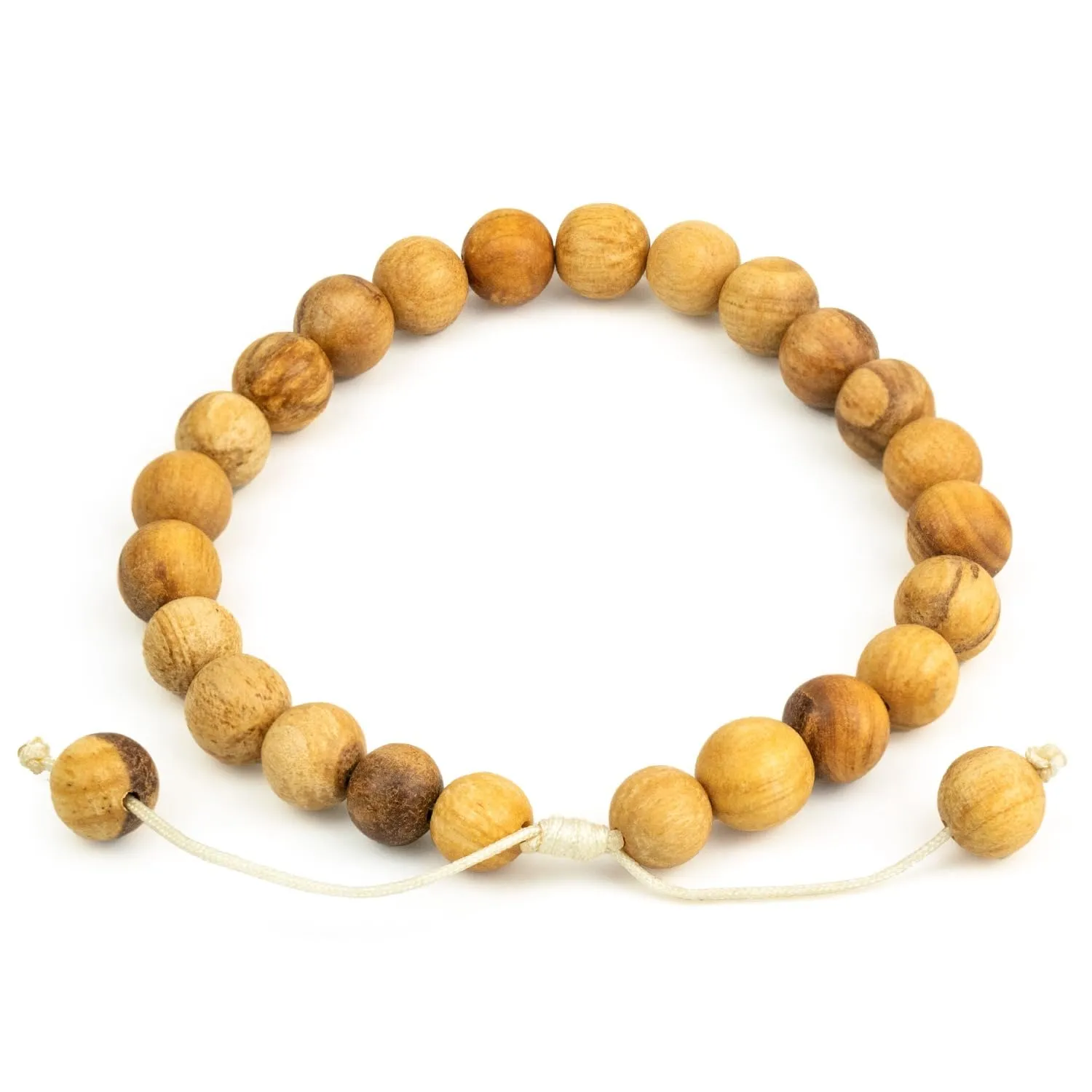 MUT22 Braccialetto di Palo Santo, Gioielleria Sacra con Proprietà di Aromaterapia e Protezione (Braccialetto 8 mm Scorrevole) - immagine 1