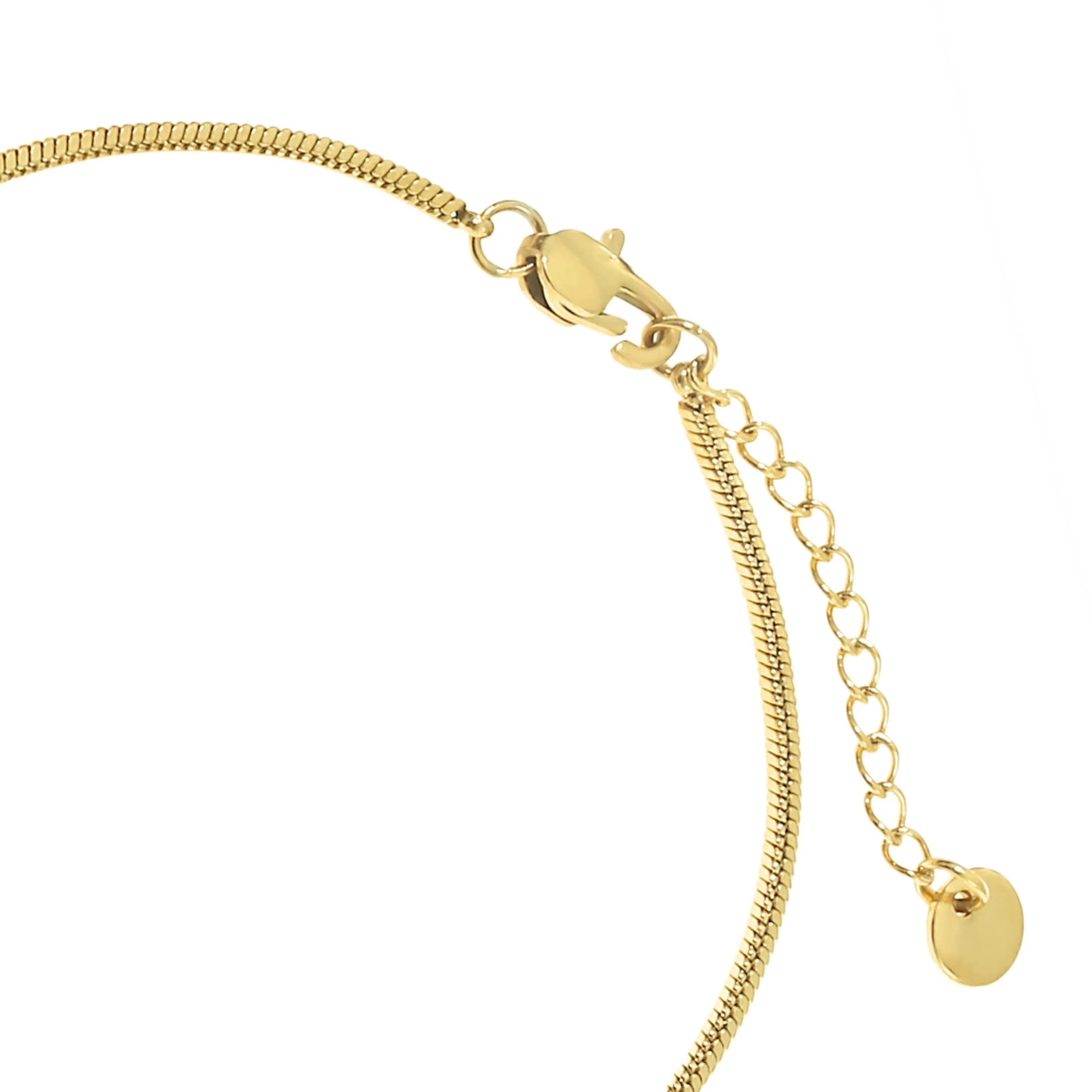 Made by Nami Bracciale Uomo Acciaio Inossidabile Argento Impermeabile Regolabile Minimalista - immagine 3