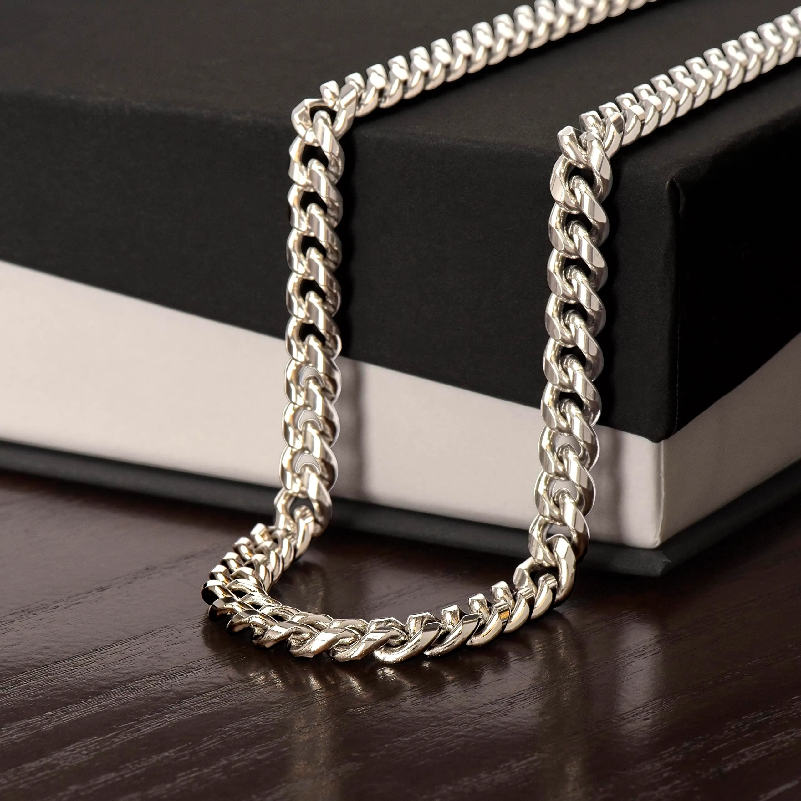 Bramart Collana Uomo Marito Fidanzato Ragazzo sei speciale Ti amo tanto - Idee Regali per lui per Natale anniversario - Cofanetto con DEDICA incluso (Argento - Uomo 2, Acciaio Inox Lucidato) - immagine 3