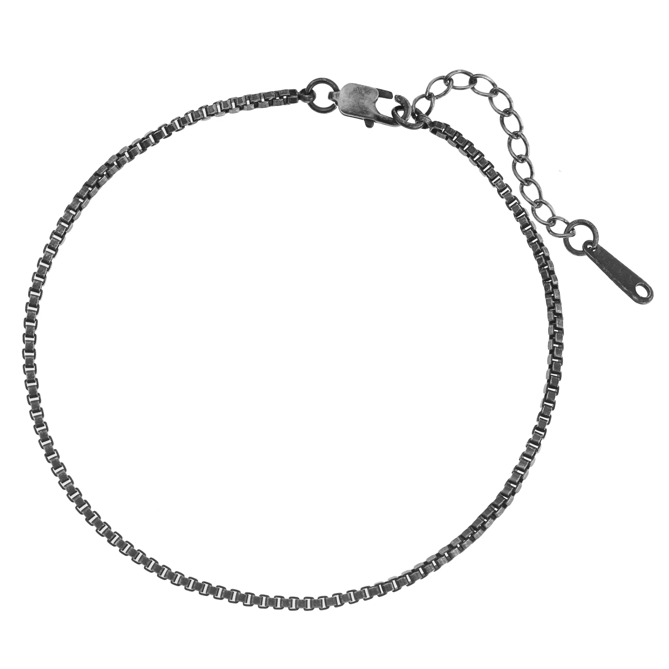 Made by Nami Bracciale Uomo Acciaio Inossidabile Cuban Link 18-21cm - immagine 1