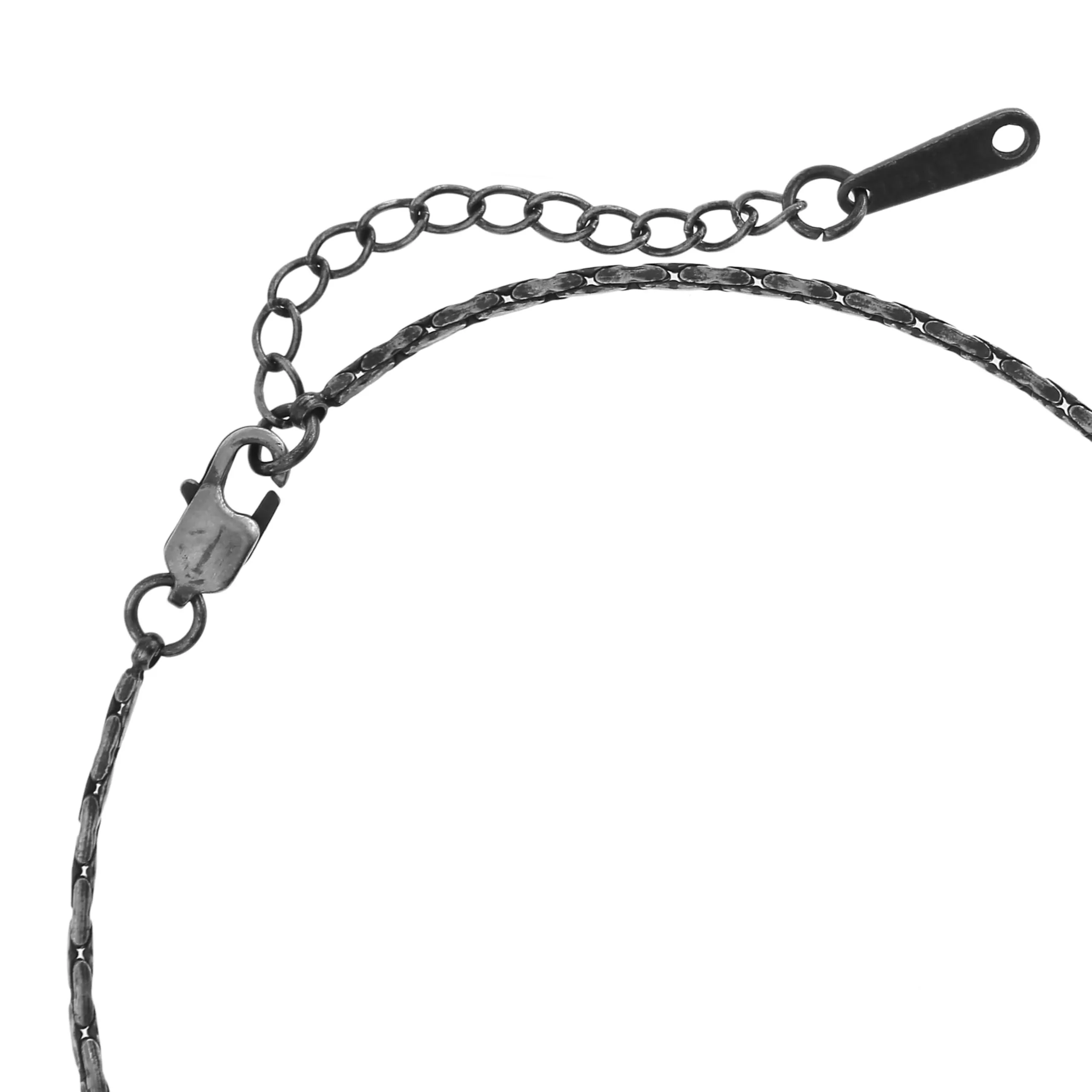 Made by Nami Braccialetto da Uomo in Acciaio Inox Argento/Oro Braccialetto Minimalistico da Uomo Bracciali da Uomo per Uomo Bracciale Argento da Uomo Catena Cuban Link Filigrana Armkette, 18 cm - immagine 6