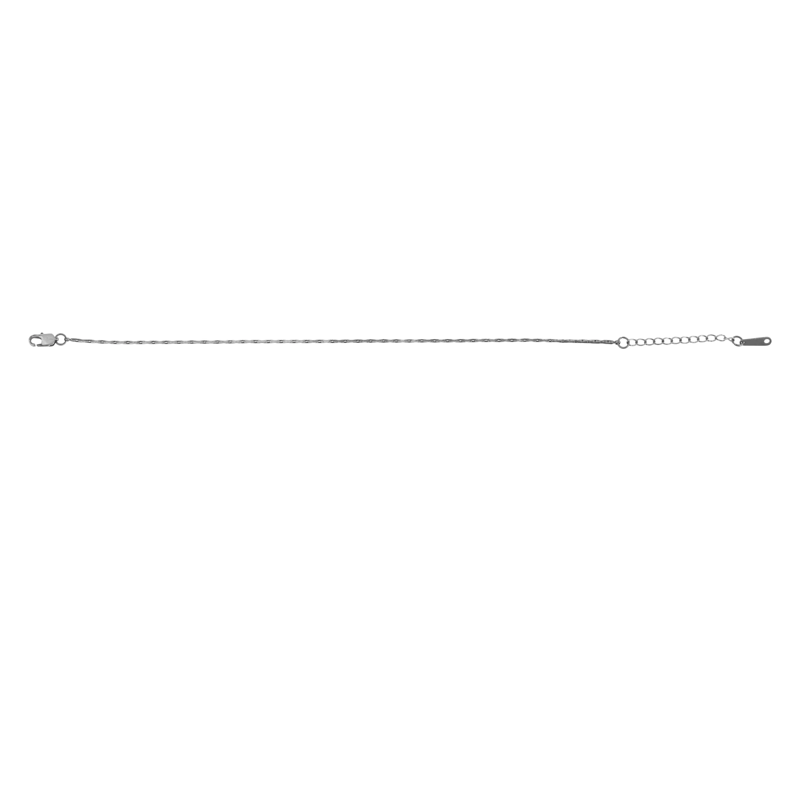 Made by Nami Braccialetto da Uomo in Acciaio Inox Argento/Oro Braccialetto Minimalistico da Uomo Bracciali da Uomo per Uomo Bracciale Argento da Uomo Catena Cuban Link Filigrana Armkette, 18 cm - immagine 7