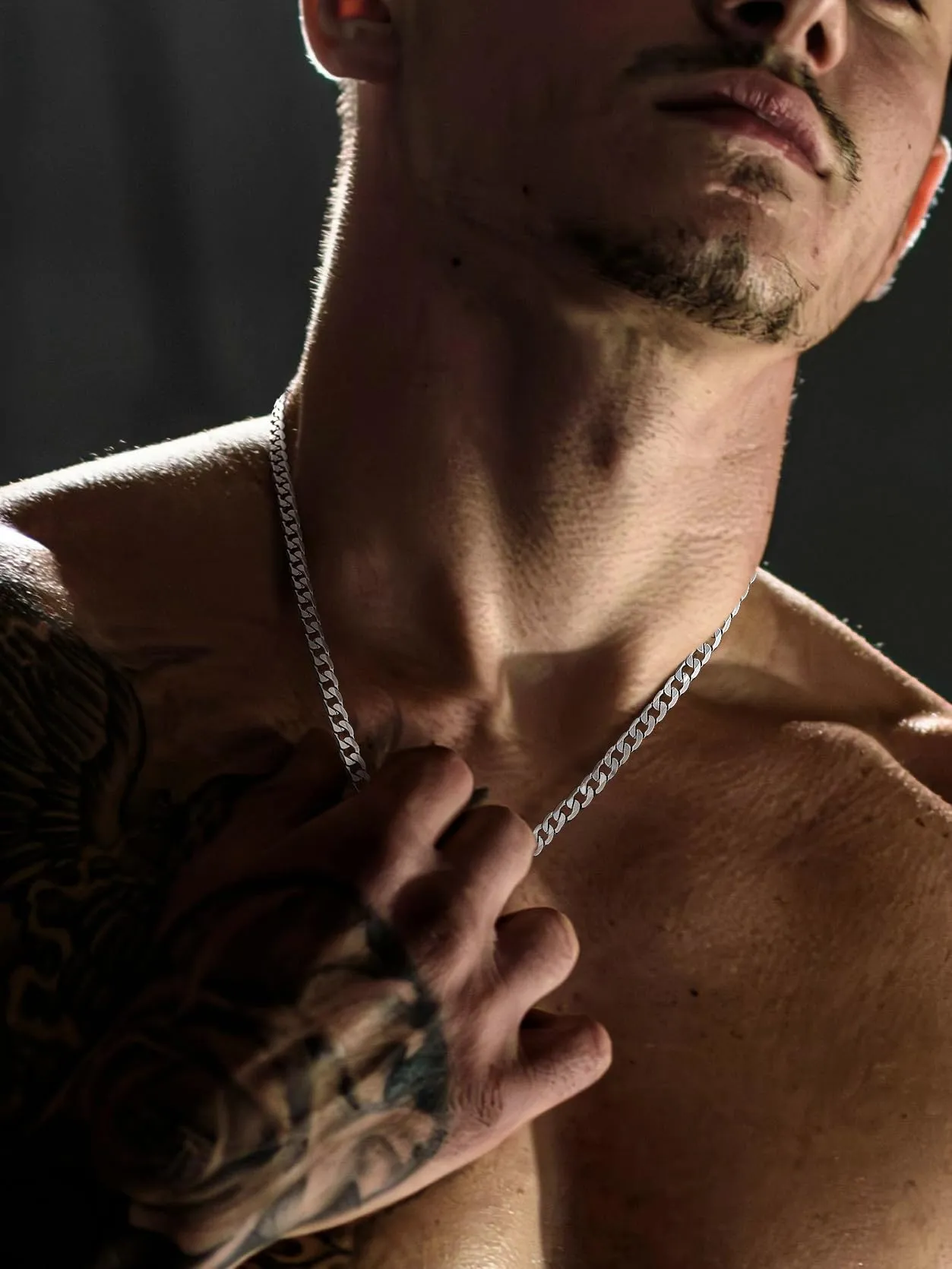 GoldChic Jewelry Collana Hip Hop In Oro Per Donna e Uomo, Collana Corta Con Catena Spessa Da 9 MM - immagine 6
