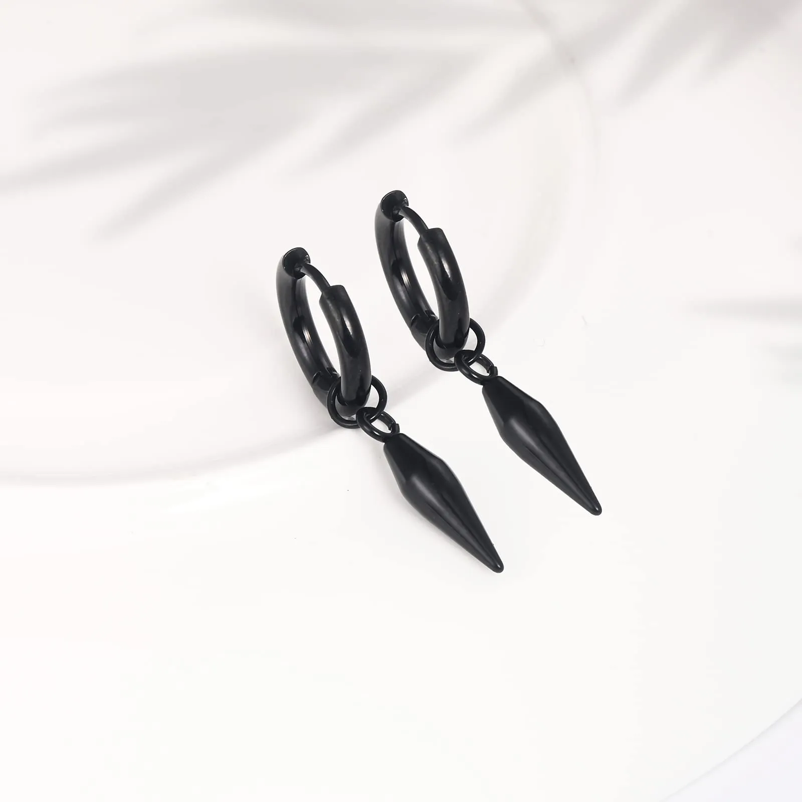 feilok In acciaio inossidabile Uomini Donne Stud Orecchini Set Ear Piercing Barbell Ear Plugs - immagine 3