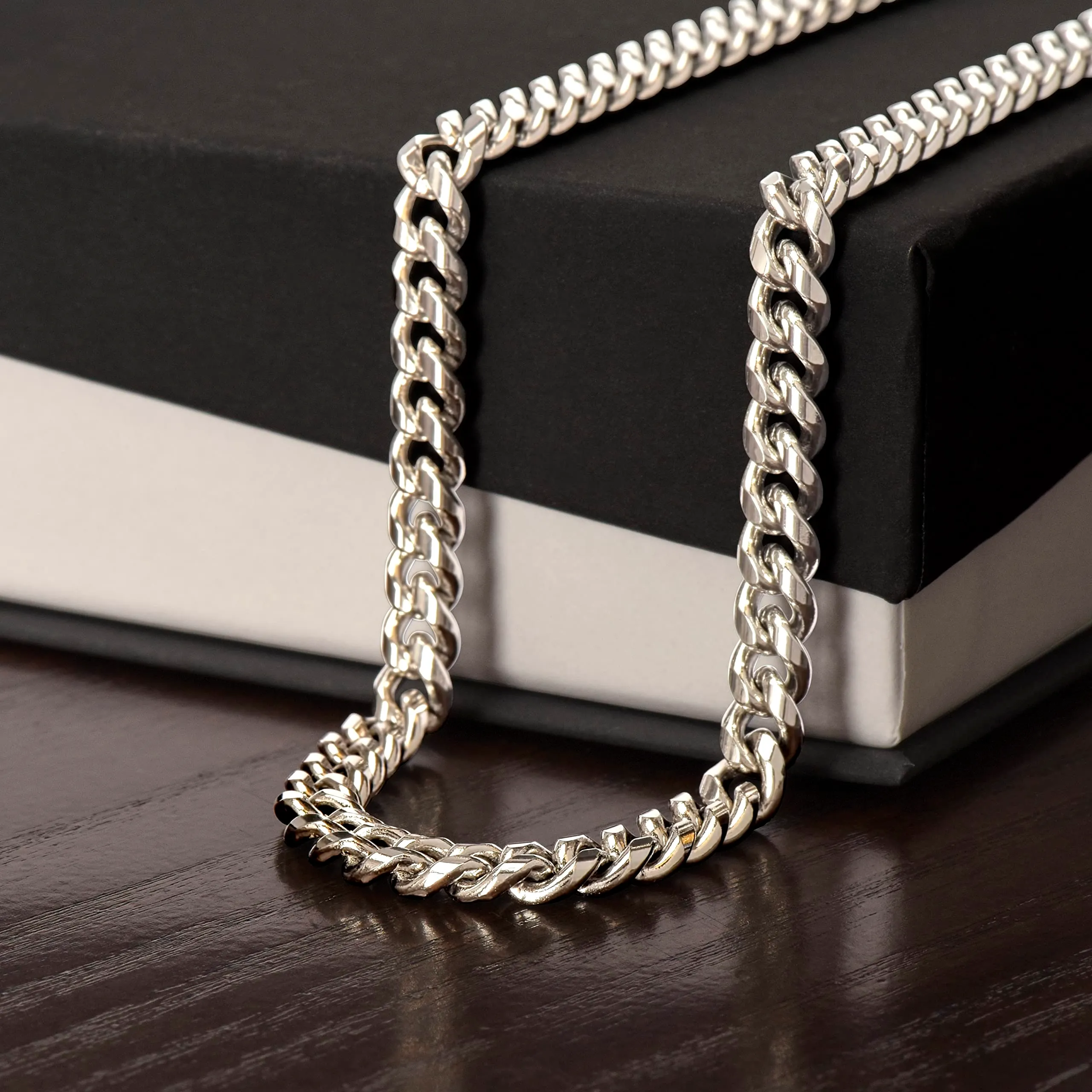 Bramart Collana Uomo Marito Fidanzato Ragazzo sei speciale Ti amo tanto - Idee Regali per lui per Natale anniversario - Cofanetto con DEDICA incluso (Grigio - Ragazzo, Acciaio inossidabile) - immagine 3