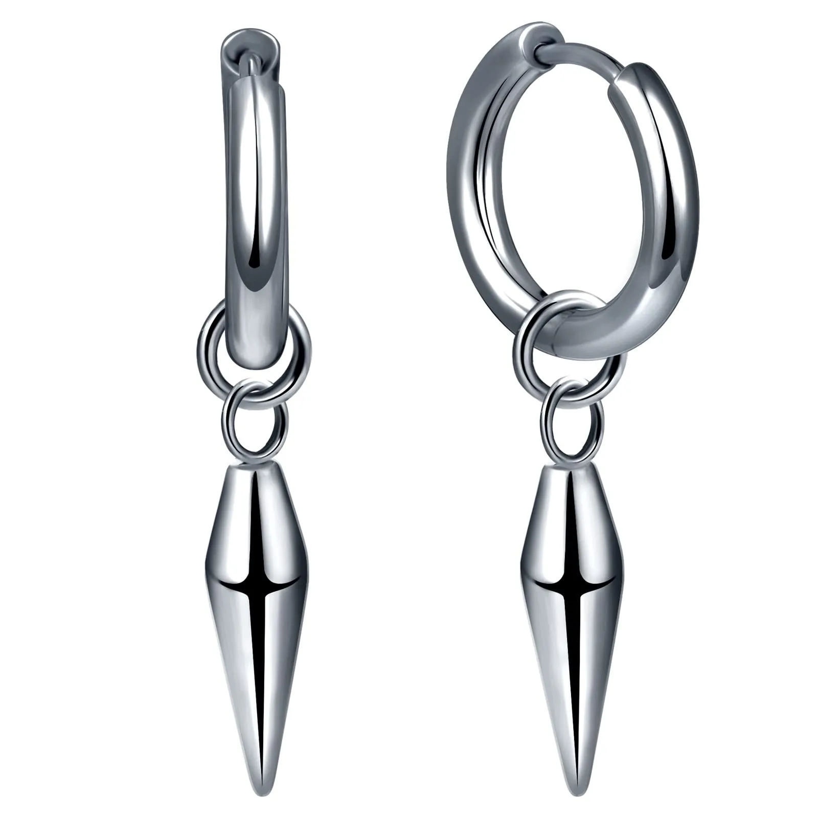 feilok Orecchini Studs Acciaio Inox Cartilage Hoops Barbell Ear Plugs Ear Piercing per le donne - immagine 1