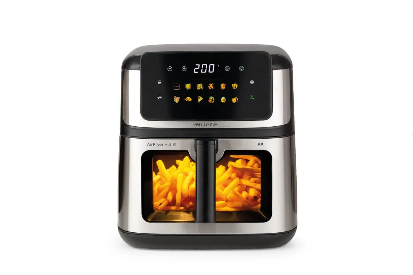 Ariete 4642 Air Fryer e Grill 10L Digital, Friggitrice ad Aria 2100W, Metal - immagine 1