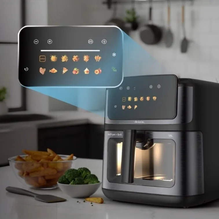 Ariete 4642 Air Fryer e Grill 10L Digital, Friggitrice ad Aria 2100W, Metal - immagine 7