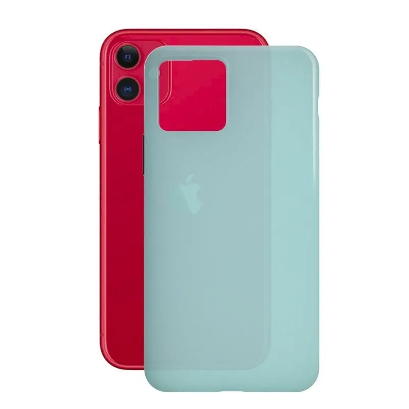 Custodia Ksix Color Turchese Liquido per iPhone 11 - immagine 1