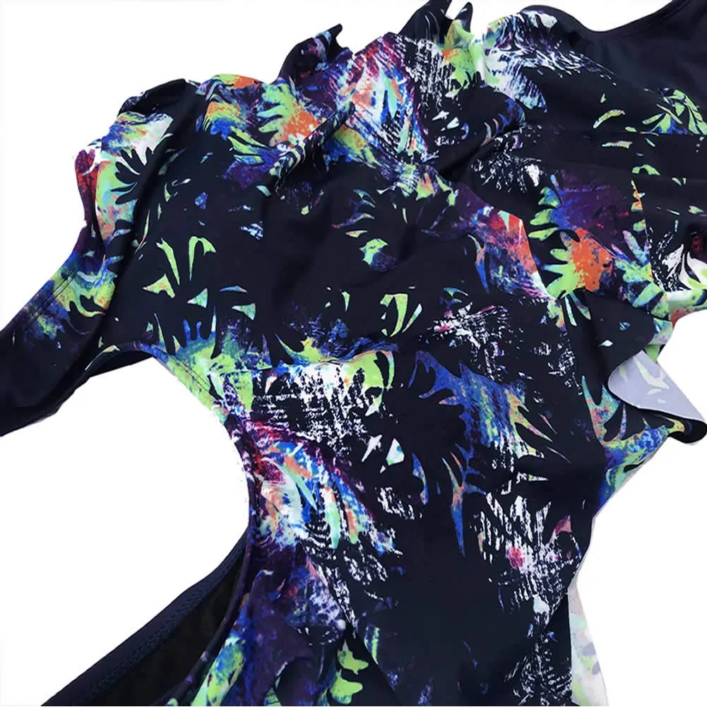Costume da bagno tascabile mastectomia per silicone falso forma di cancro al seno donna swimwear958 (XXL, nero) - immagine 6