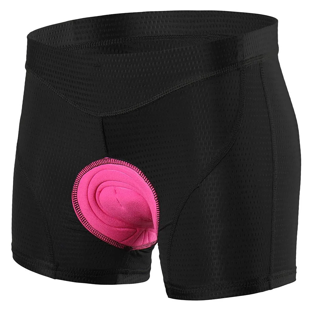 Lixada Pantaloncini Ciclismo Donna Gel 3D Imbottito Biancheria Intima Traspirante per Ciclismo Sport All'aperto, Stile 1, Nero, L - immagine 1