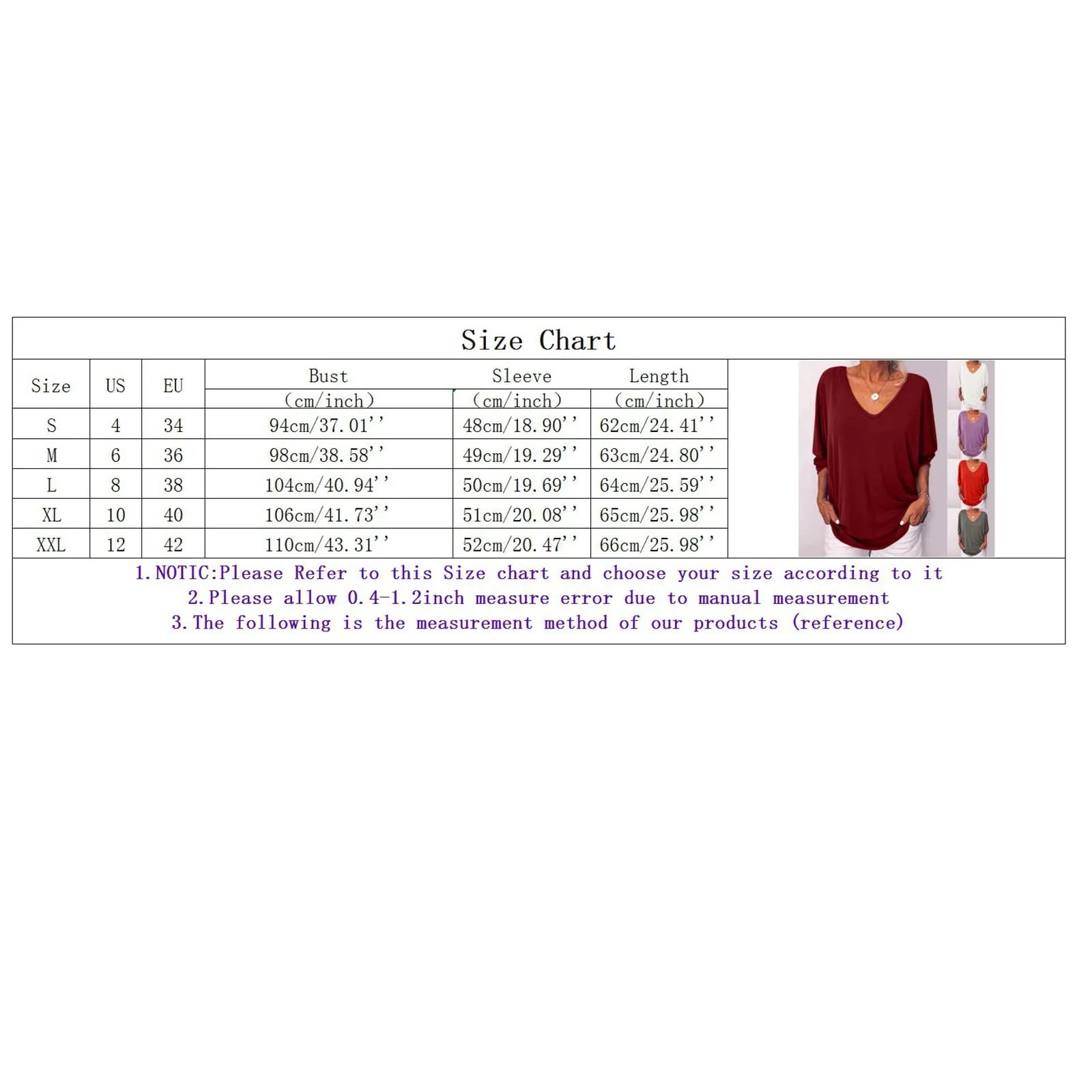 Uwdiohq Lightning Deals Today Top da Donna, Maniche A, Maniche A Tre Quarti, Abbottonatura, Camicie Larghe per Tutti I Giorni Pigiama Anziana Estiva T Shirt Donna Cotone Offerta - immagine 5