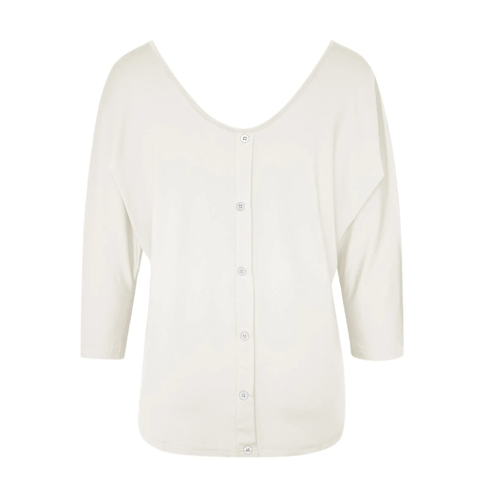 Uwdiohq Offerte Day Prime 11 12 Luglio Top da Donna, Maniche A, Maniche A Tre Quarti, Abbottonatura, Camicie Larghe per Tutti I Giorni Pigiama Anziana Estiva Miei Ordini Offerta - immagine 4