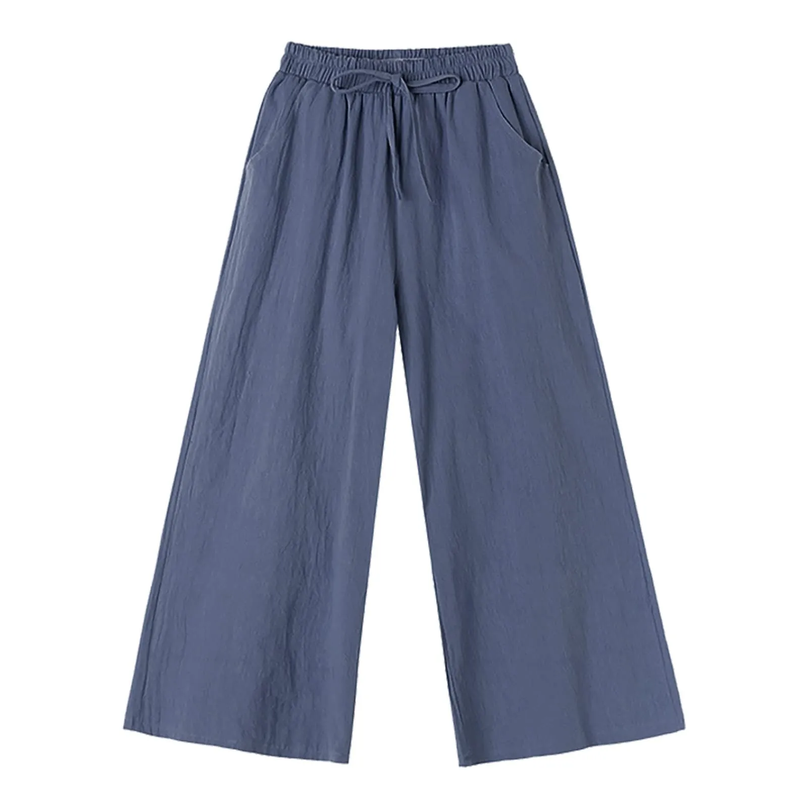 Pinocchietti Estivi Donna Pantaloni Eleganti Sportivi Estivi Pinocchietti 3/4 Cotone E Lino Leggeri Bermuda Capri Di Cotone Elasticizzati Pantalone Della Tuta Da Corsa Pants Da Donna Taglie Forti - immagine 3