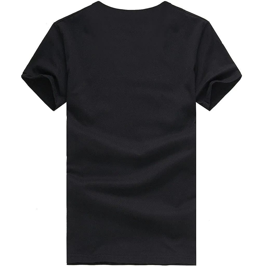 Generico T-Shirt Donna Cotone - Magliette Donna Maniche Corte - Elegante Casual Stretch Sciolto Top Magliette Estive con Girocollo Blusa Estive Basic Tee Top - immagine 7