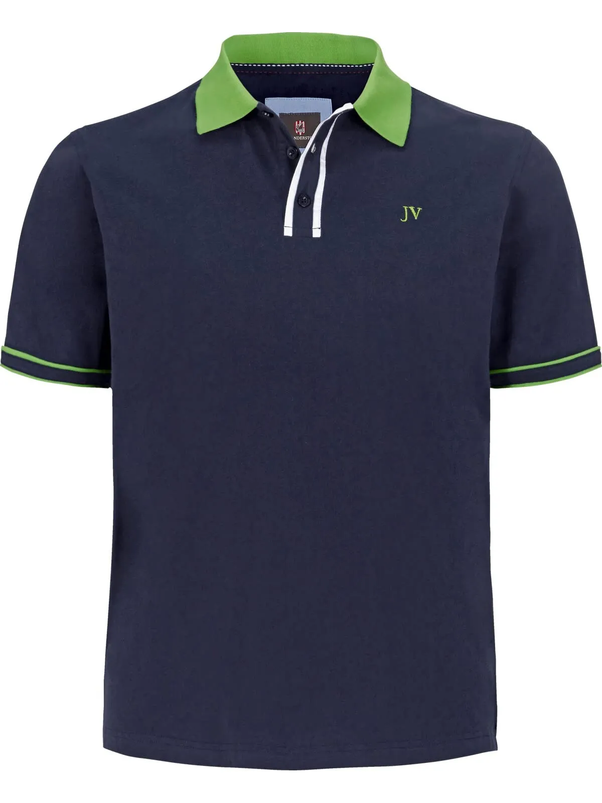 Jan Vanderstorm Polo da uomo Isfried, Blu, XXL - immagine 1