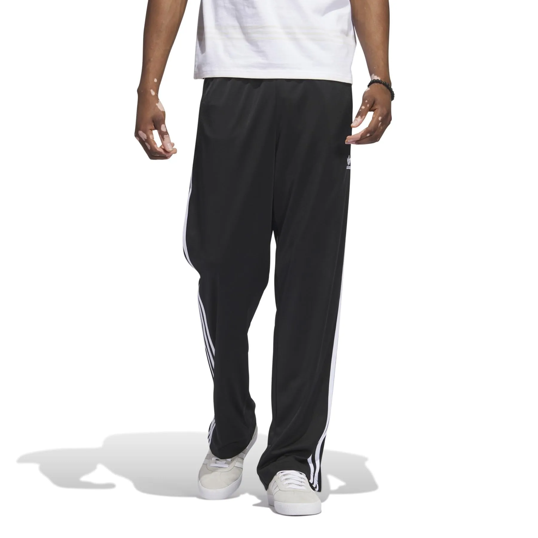 Adidas Originals Adicolor Classics Firebird - Pantaloni Sportivi da Uomo, Logo Nero e Bianco, XXL - immagine 1