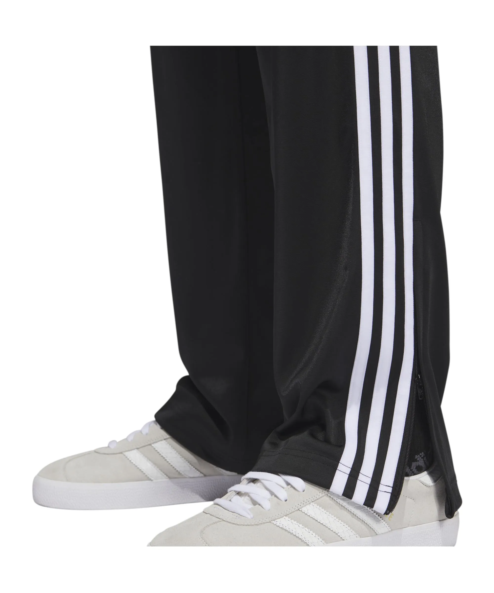 ADIDAS IJ7055 Firebird TP Pantaloni Sportivi Uomo Black/White Taglia S - immagine 4